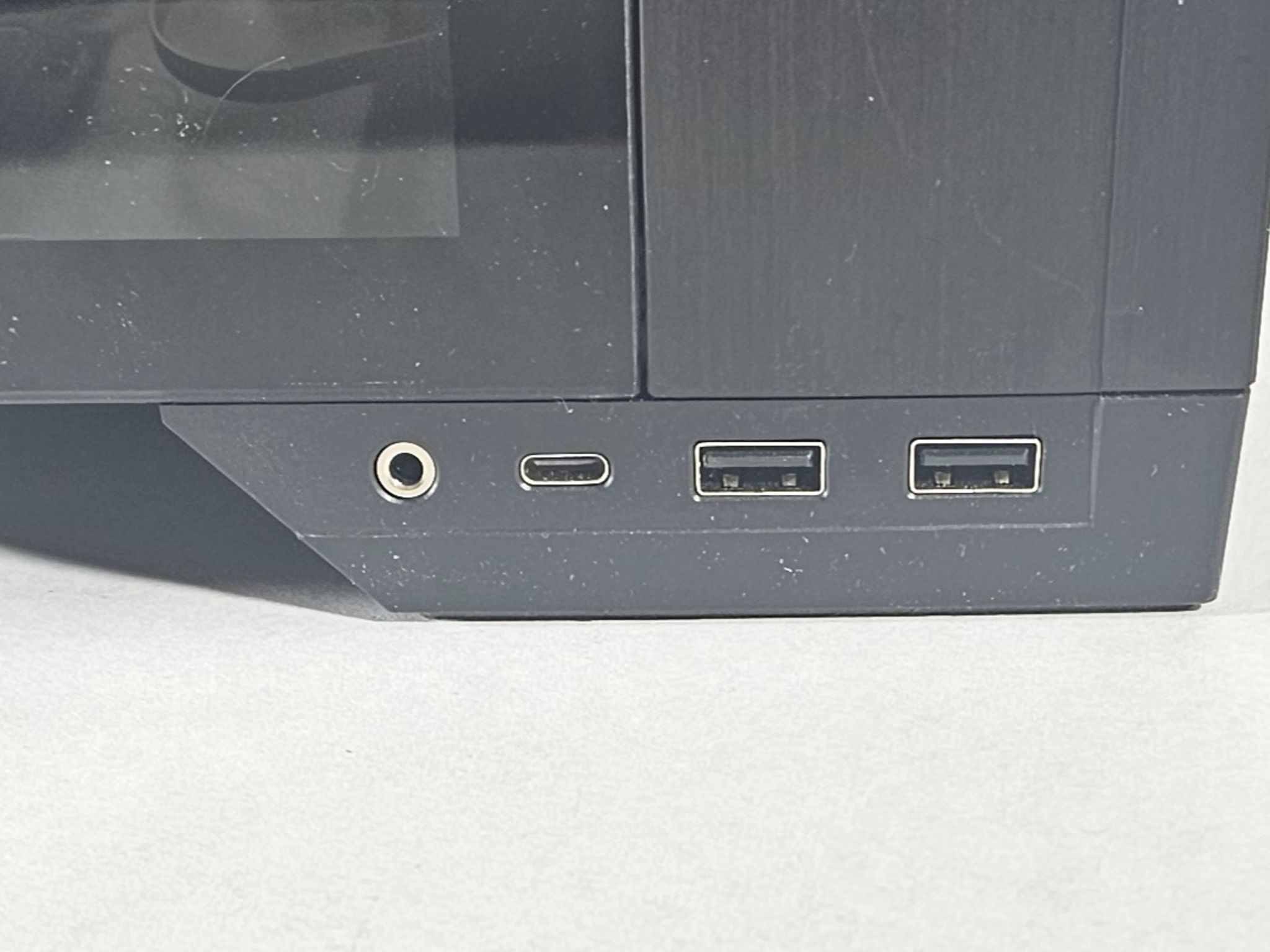 Black PC Case with Tempered Glass w/ 5 Fans