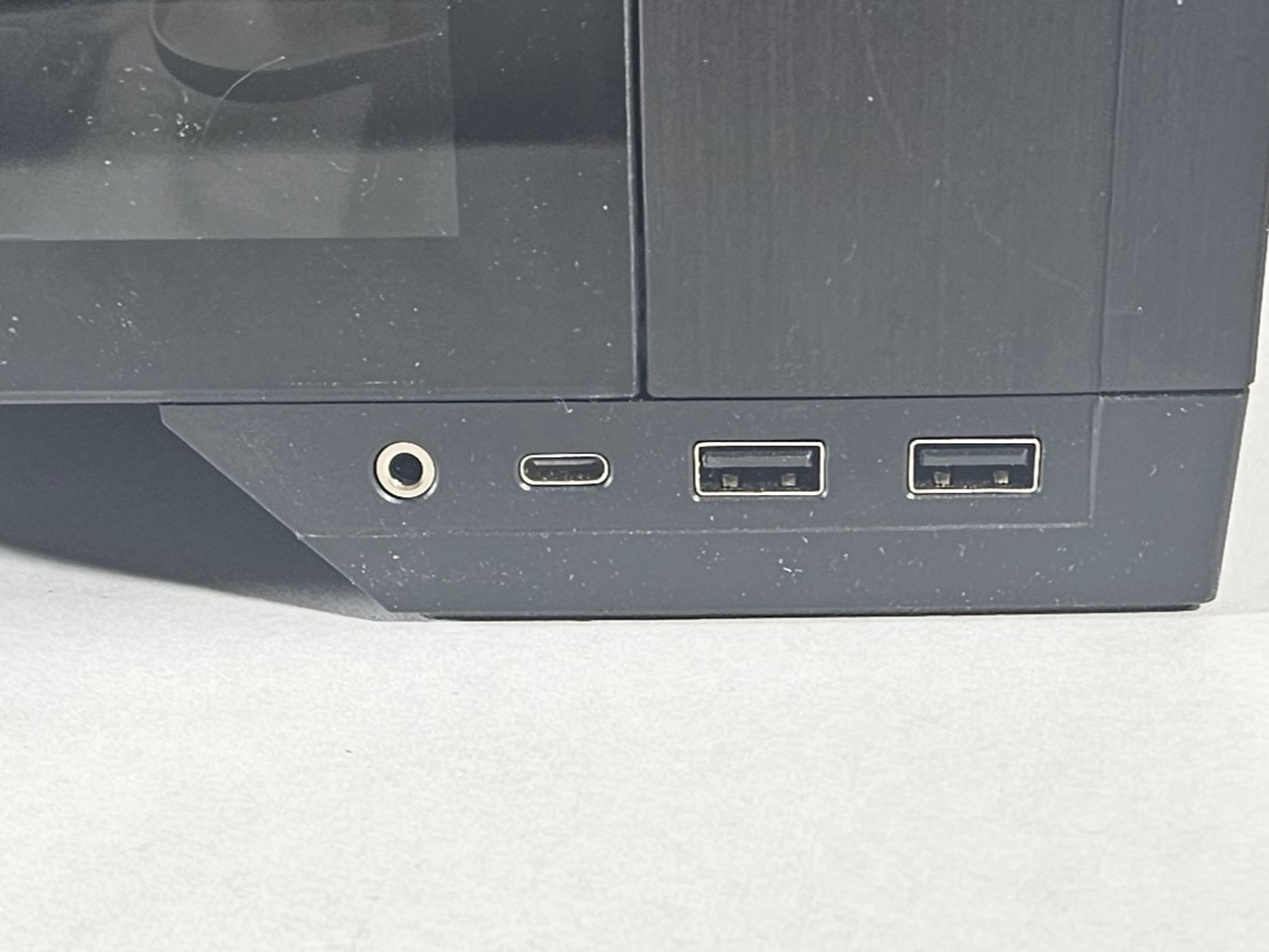 Black PC Case with Tempered Glass w/ 5 Fans