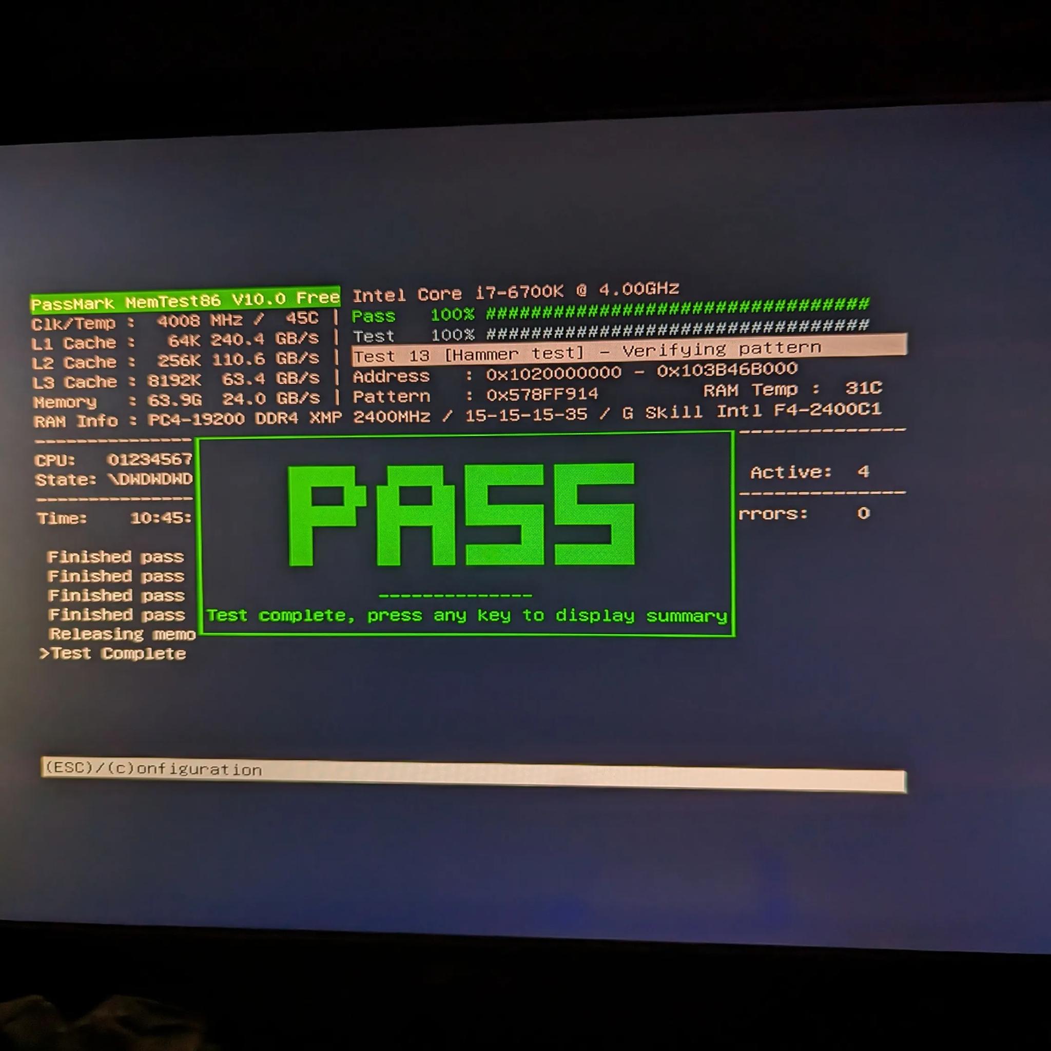 The Modest Esports rig i7 6700K 64GB RAM RX 580 128GB SSD 1TB HDD