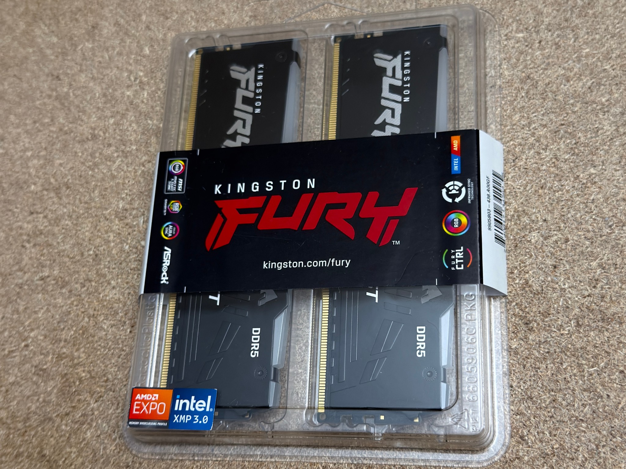 DDR5 RAM 32GB - Kingston Fury Beast