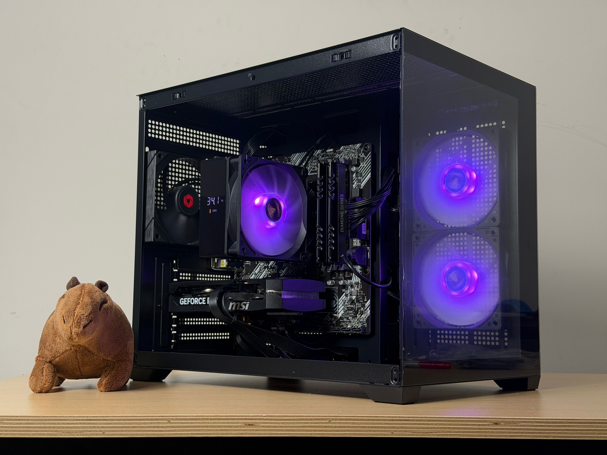 ♠️ Black Gaming PC ♠️ RTX 5050 ( = 4060) | Ryzen 5 5500 | 16gb RGB RAM | 1TB SSD - WiFi, BlueTooth