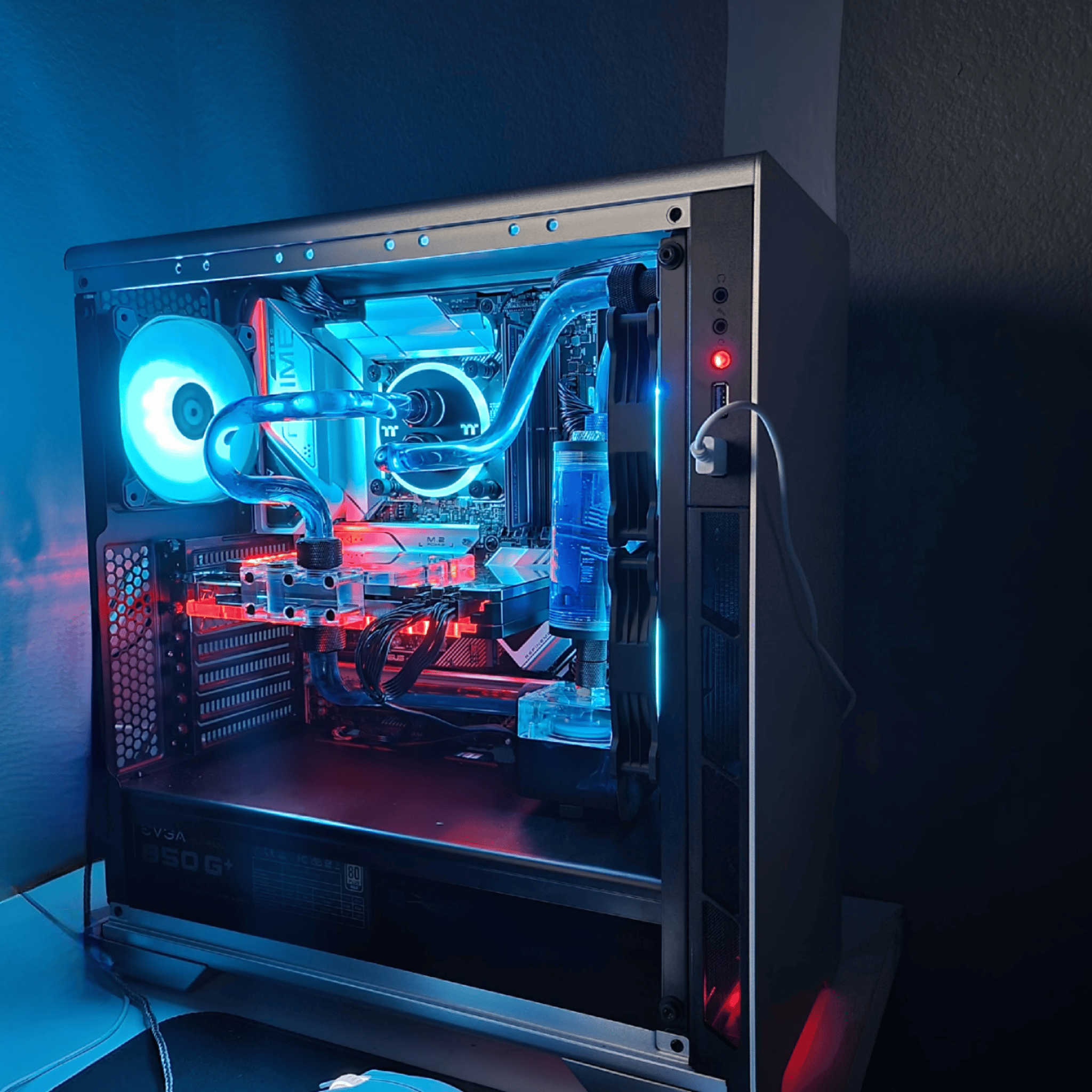 RTX 3090 Custom Loop Water Cooled Gaming Pc Computer 