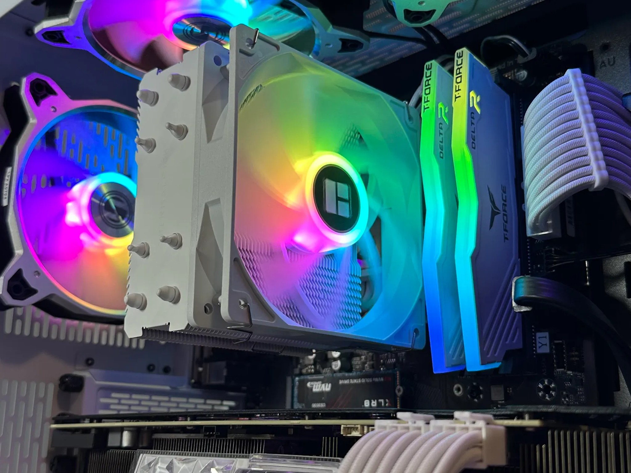 RTX 3070 | Intel i7 11700F | 16GB RAM | 1TB SSD | Custom White Gaming PC WIFI WIN10