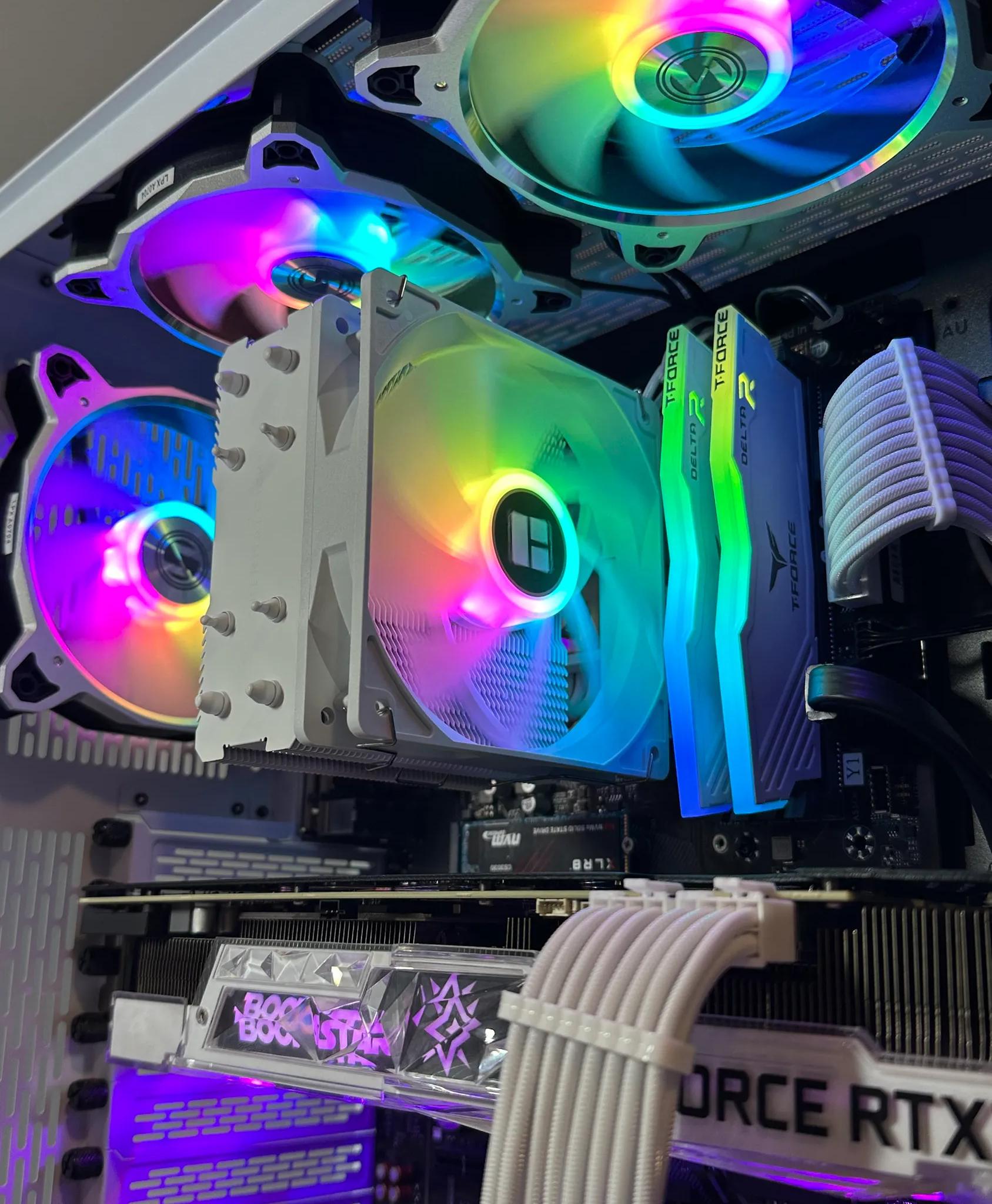 RTX 3070 | Intel i7 11700F | 16GB RAM | 1TB SSD | Custom White Gaming PC WIFI WIN10