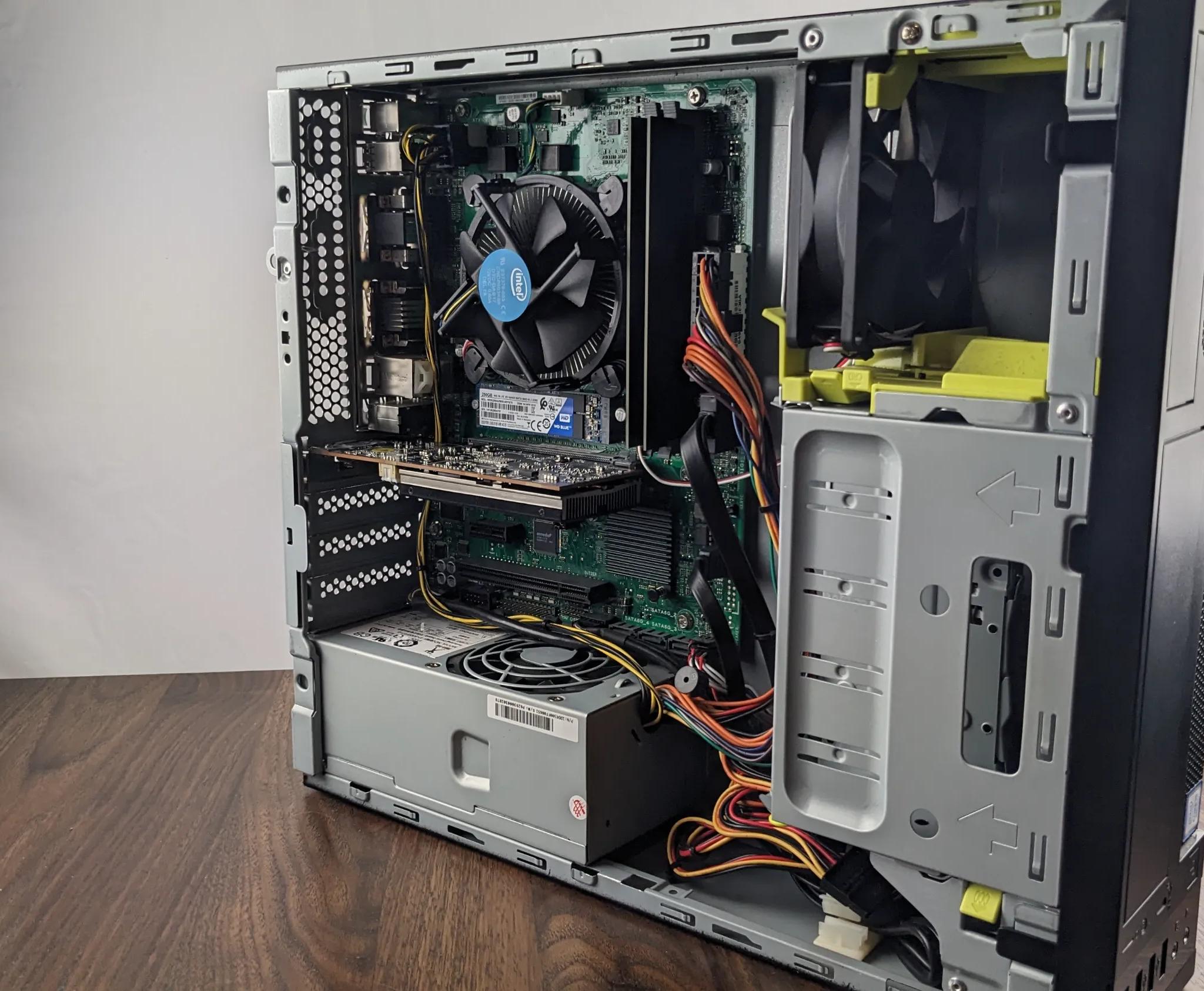 Back to School. Extra 10% SALE. Custom SFF, RX 6400, i5-8400, 16GB 2400Mhz, 256GB NVMe, 2TB HDD