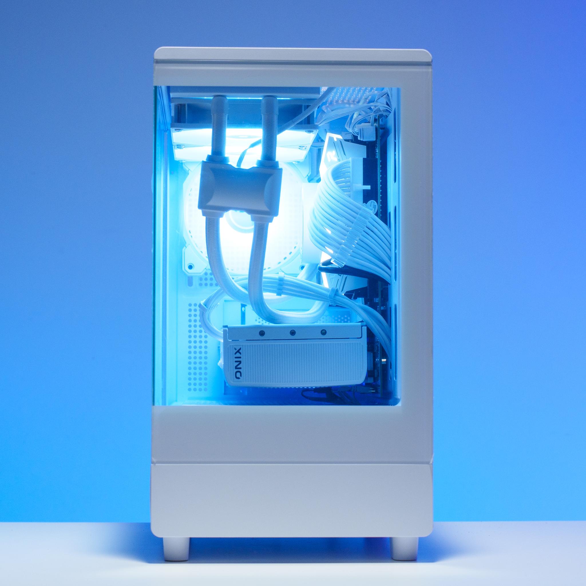 Pure White Gaming PC | Ryzen 5 7600x | Intel B580 | 32GB DDR5 RAM | 1TB m.2