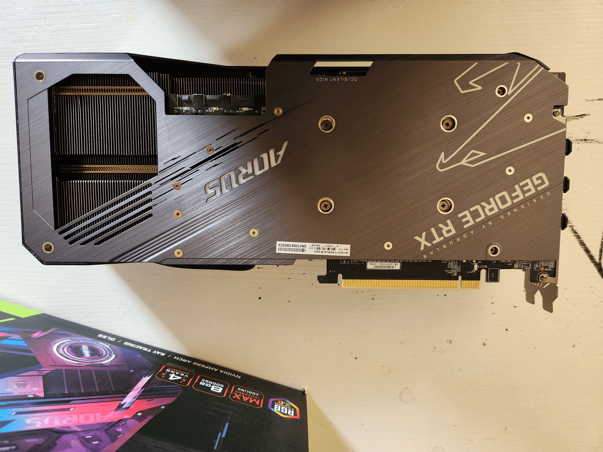 Gigabyte Aorus Master RTX 3070 Ti w/ LCD