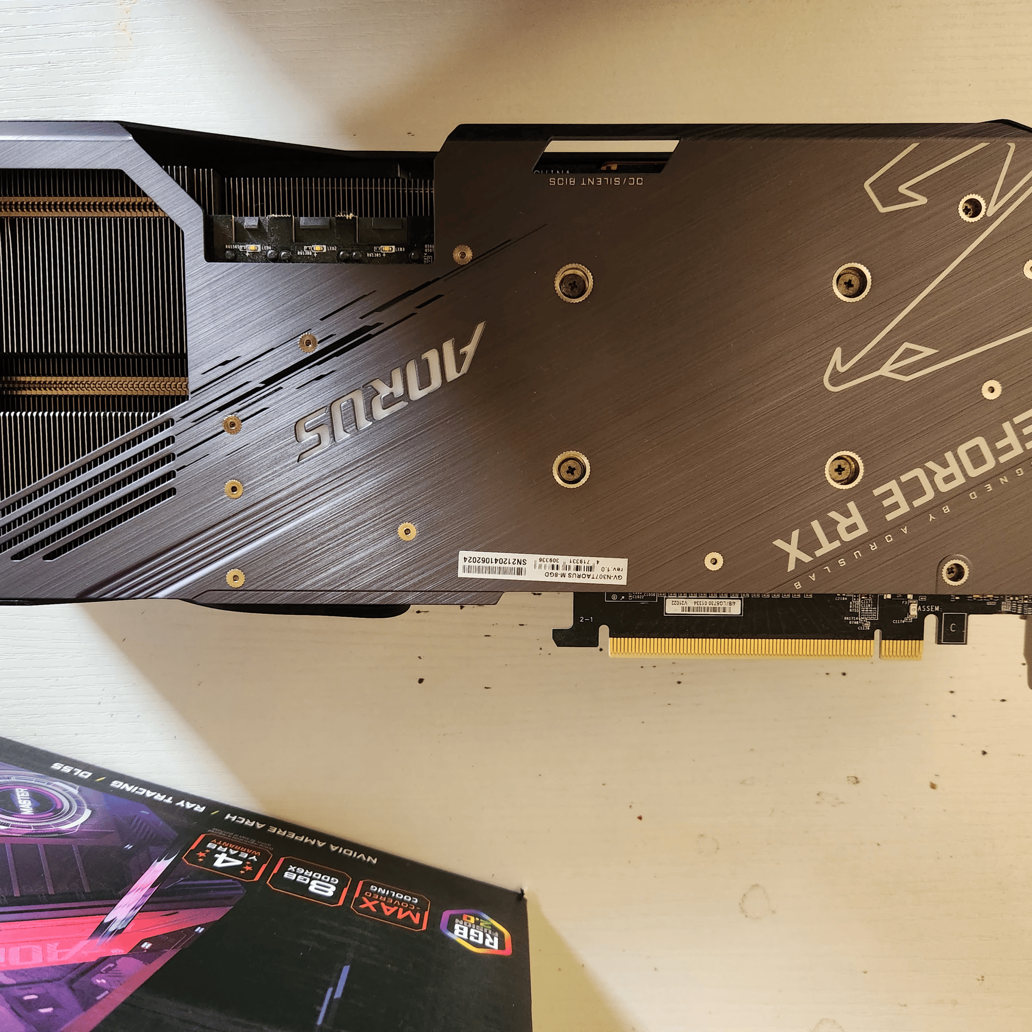 Gigabyte Aorus Master RTX 3070 Ti w/ LCD