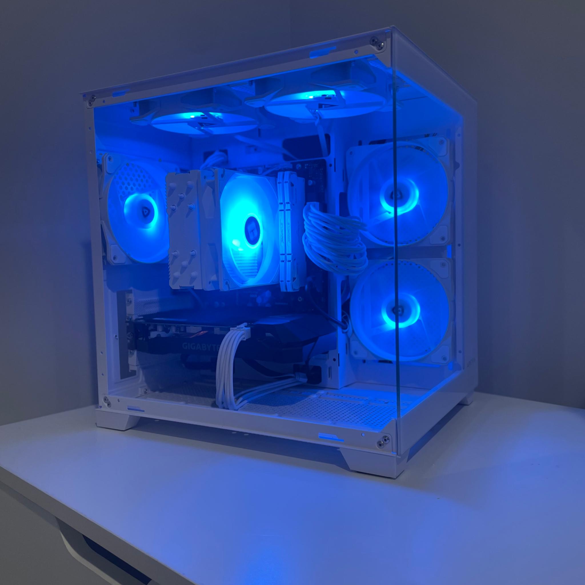 White Gaming Pc Gtx 1660 6gb, Ryzen 5 3600, Ram 16gb,