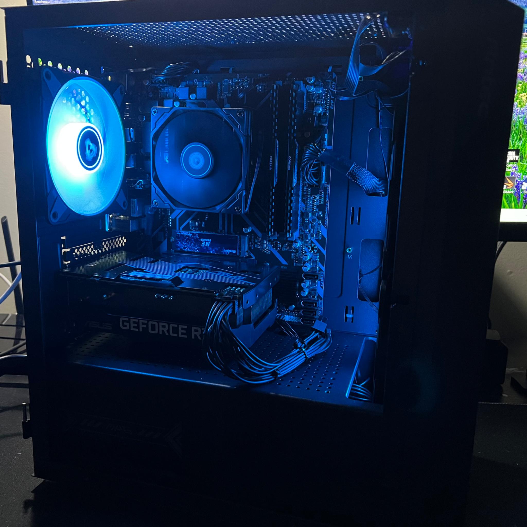 Budget Gaming PC Ryzen 5 3600/RTX 3050 8GB/1 TB SSD NVME/ARGB fans