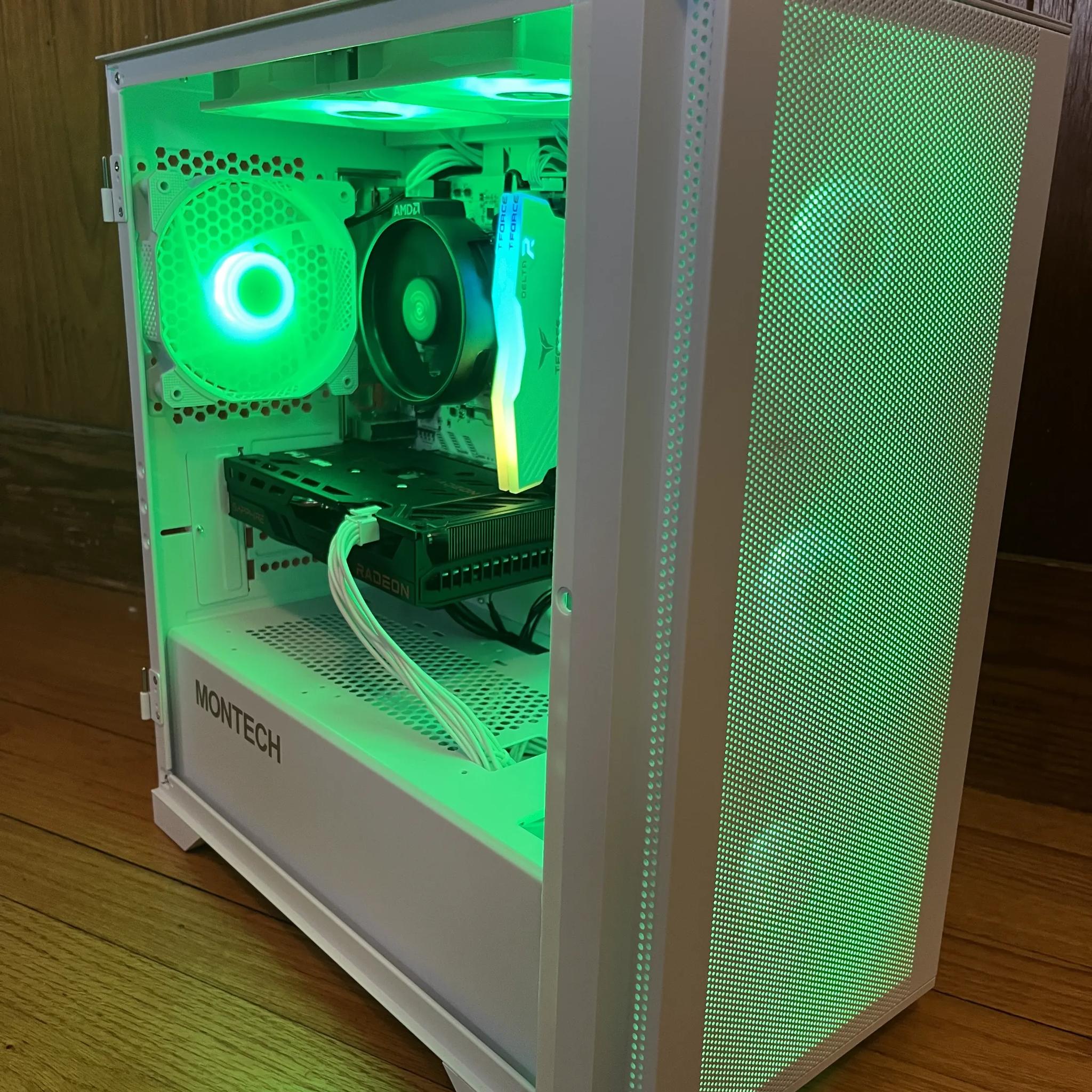 Ultra Budget White Gaming PC | Ryzen 5 5500 | RX 6500 xt