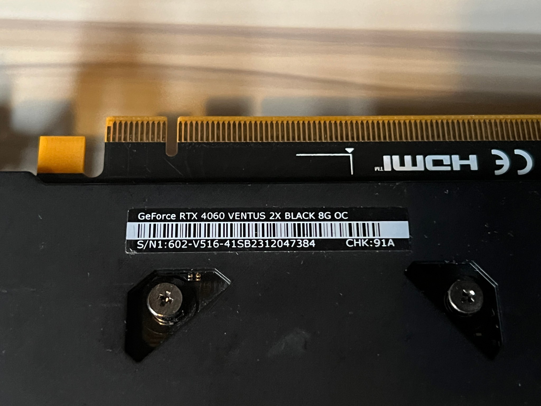 MSI VENTUS GeForce RTX 4060 2x Black 8G OC **READ DESCRIPTION**