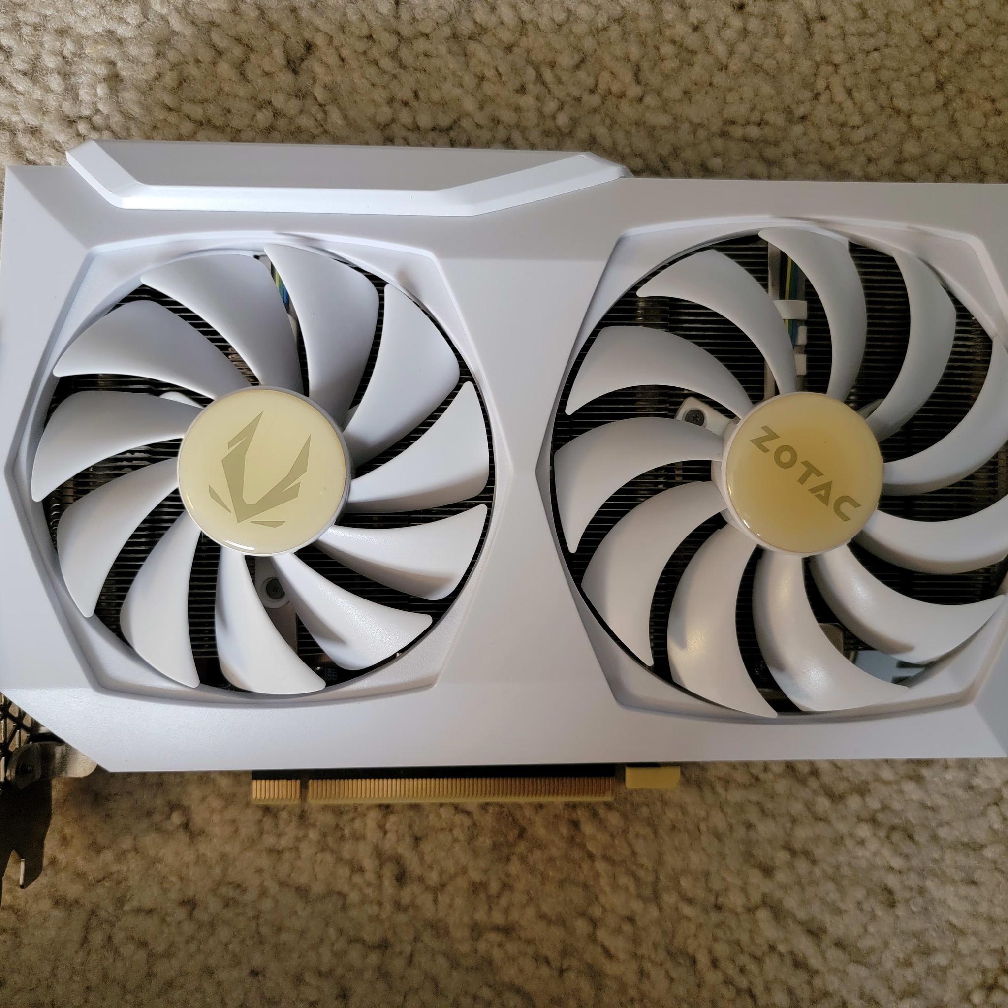 Zotac Gaming RTX 3060 12GB GDDR6 AMP White Edition LHR Like New With Original Box