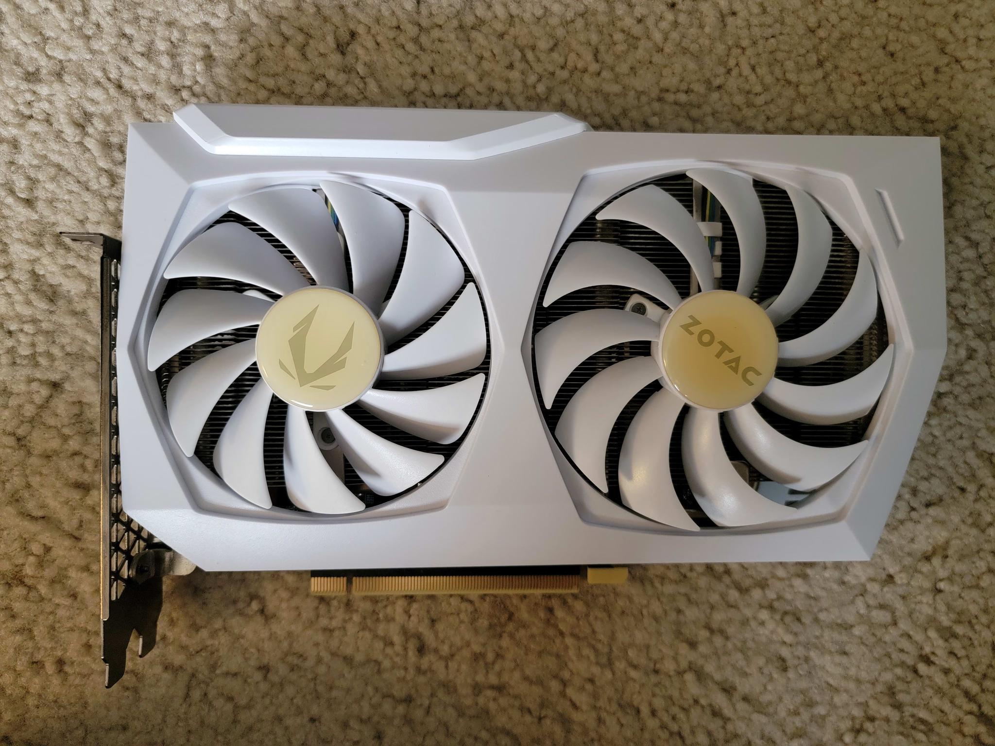 Zotac Gaming RTX 3060 12GB GDDR6 AMP White Edition LHR Like New With Original Box