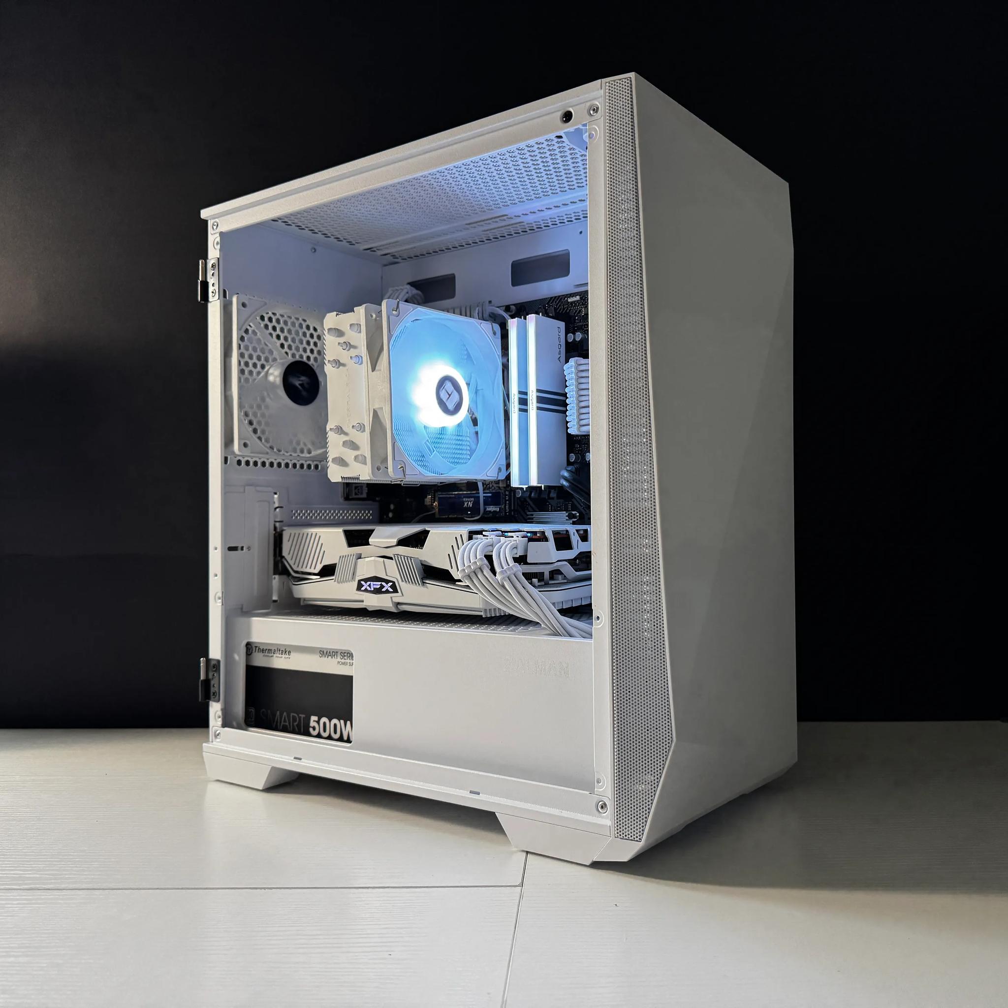 🧊GLACIER🧊 Gaming PC | AMD Ryzen 5 3600 | 16GB | RX 5700 XT | 1TB SSD | Win11 PRO | WiFi