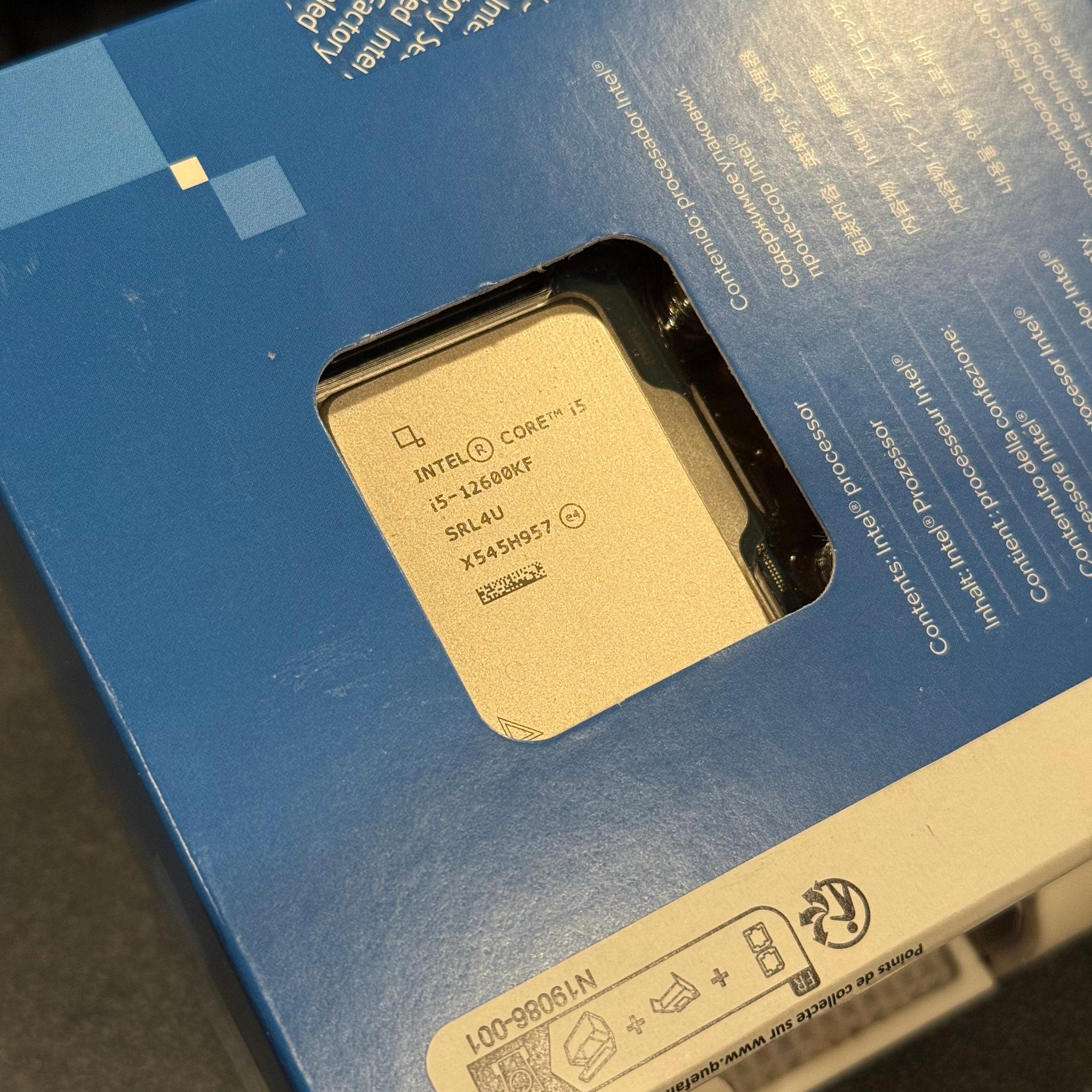 NEW SEALED Intel Core i5-12600KF