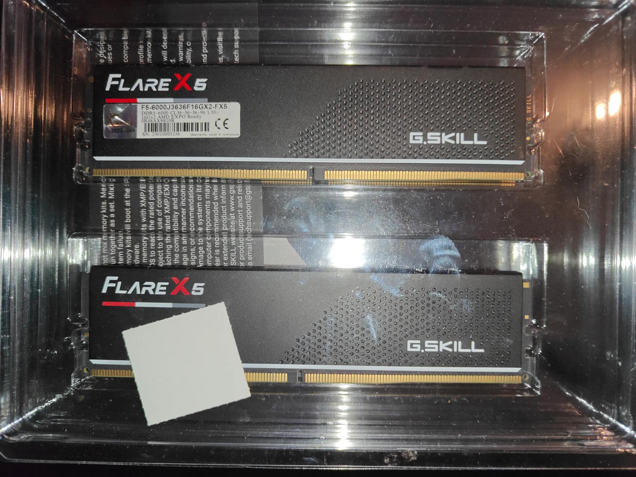 G.SKILL Flare X5 Series (AMD Expo) DDR5 RAM 32GB (2x16GB)