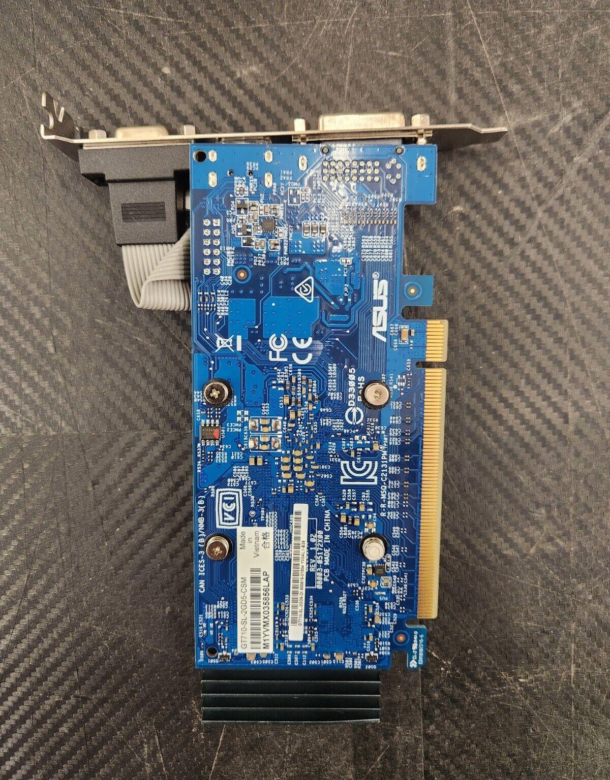 ASUS GeForce GT 710 2GB GDDR5 Graphics Card - HDMI, DVI, VGA