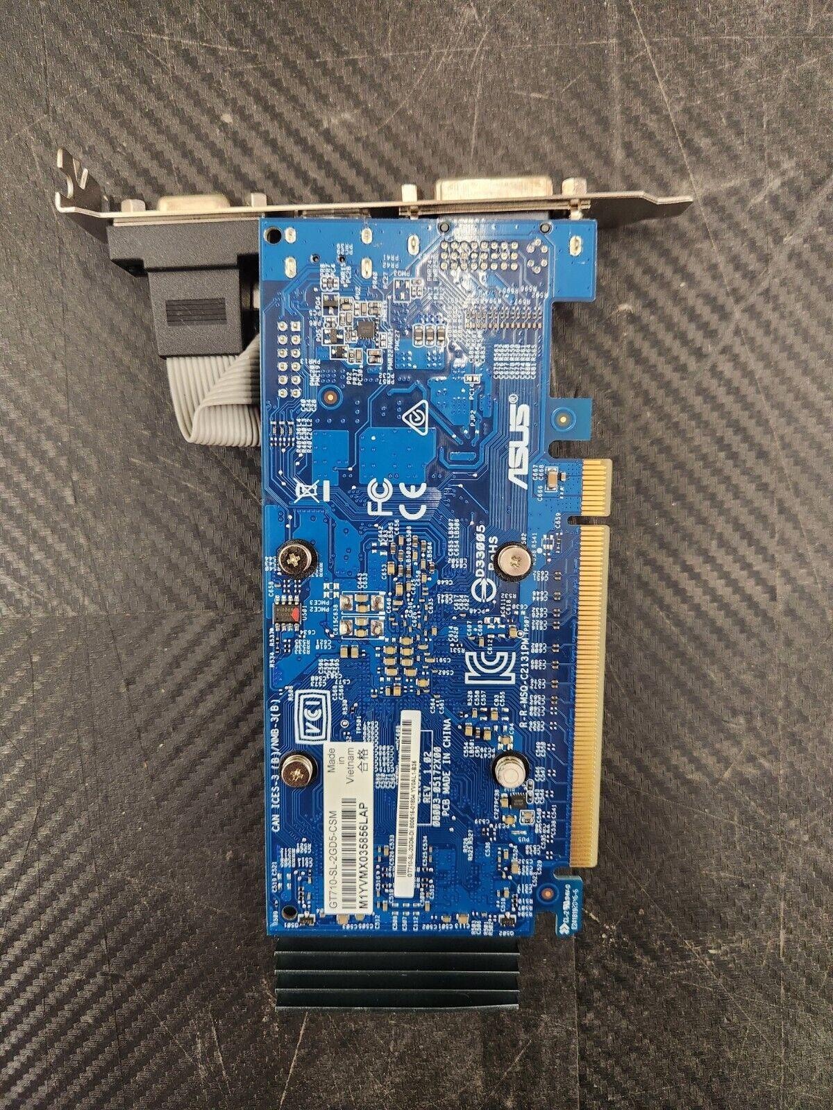 ASUS GeForce GT 710 2GB GDDR5 Graphics Card - HDMI, DVI, VGA