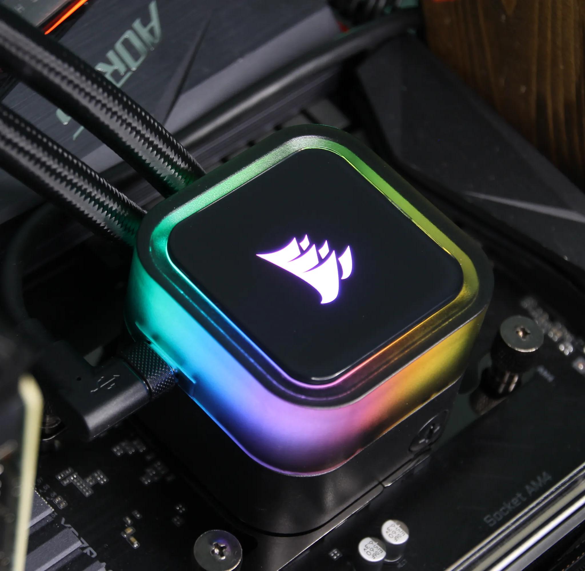 Corsair iCUE 5000X RGB Case + Corsair iCUE H150i RGB ELITE Liquid Cooler Combo