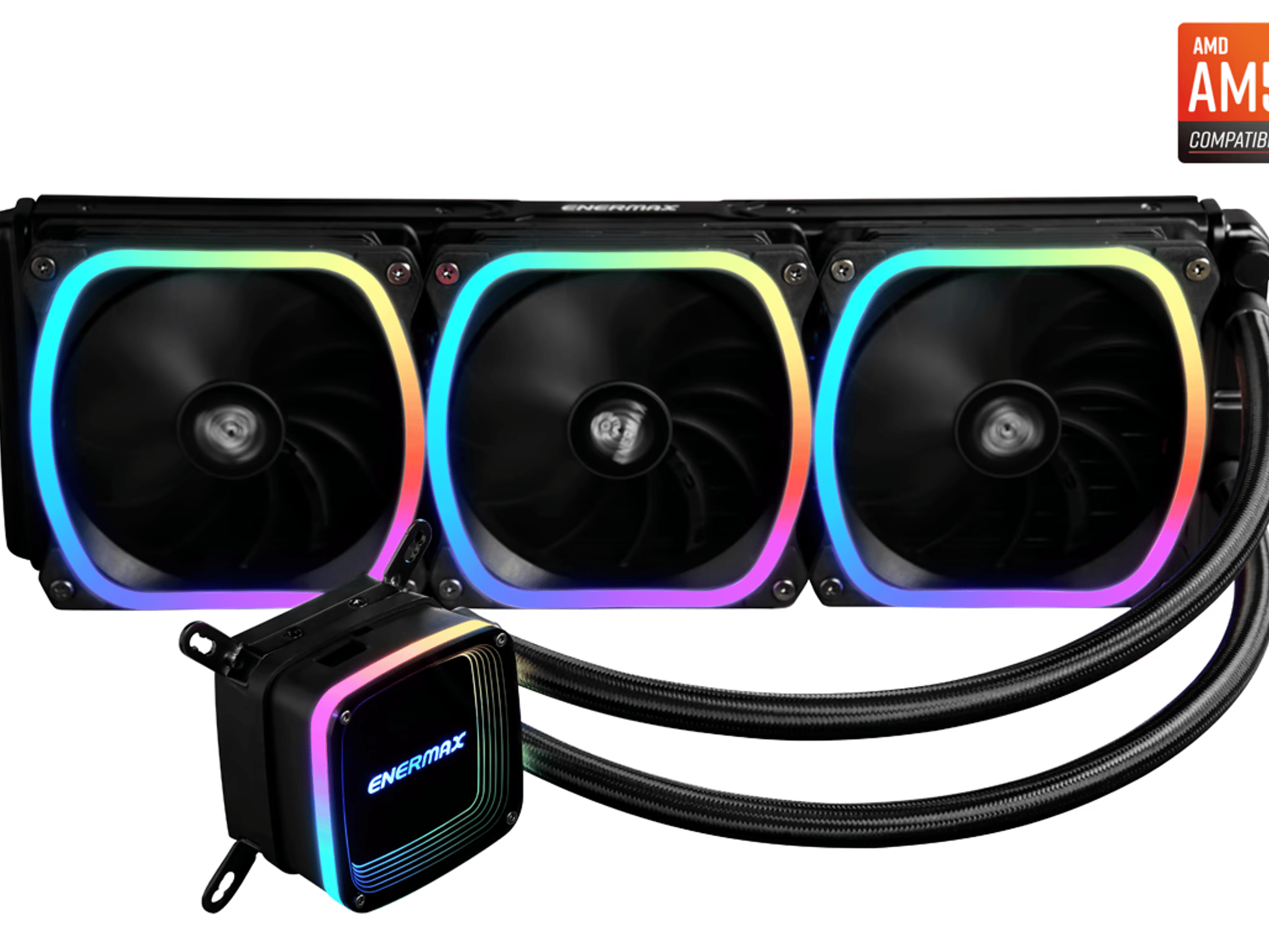 Enermax AQUAFUSION 360 aRGB All-in-One CPU Liquid Cooler + LGA 1700 Bracket
