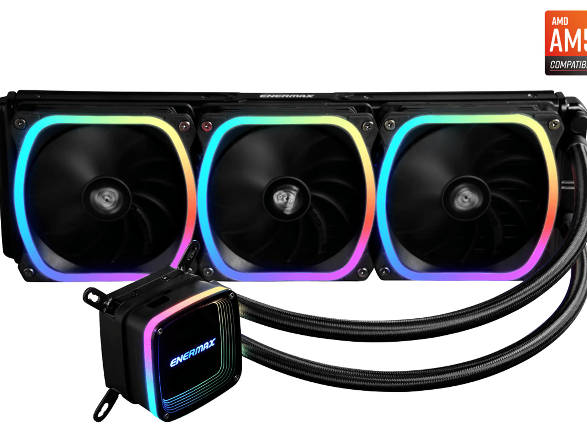 Enermax AQUAFUSION 360 aRGB All-in-One CPU Liquid Cooler + LGA 1700 Bracket