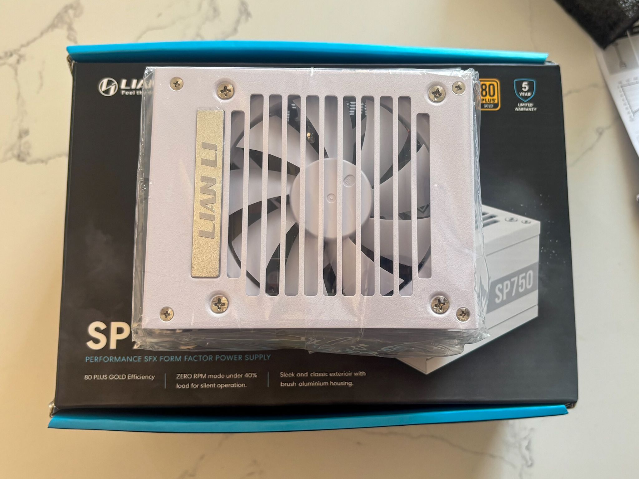 Lian Li SP750 White – 750W SFX Power Supply | Fully Modular & 80+ Gold