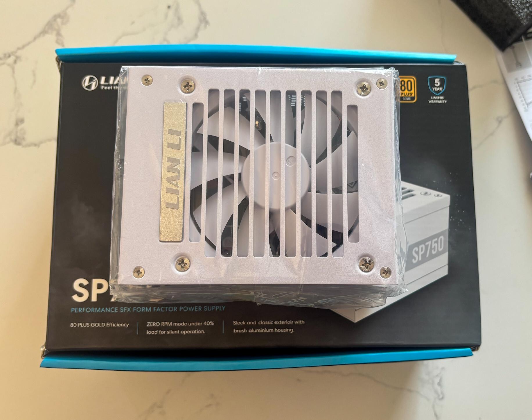 Lian Li SP750 White – 750W SFX Power Supply | Fully Modular & 80+ Gold