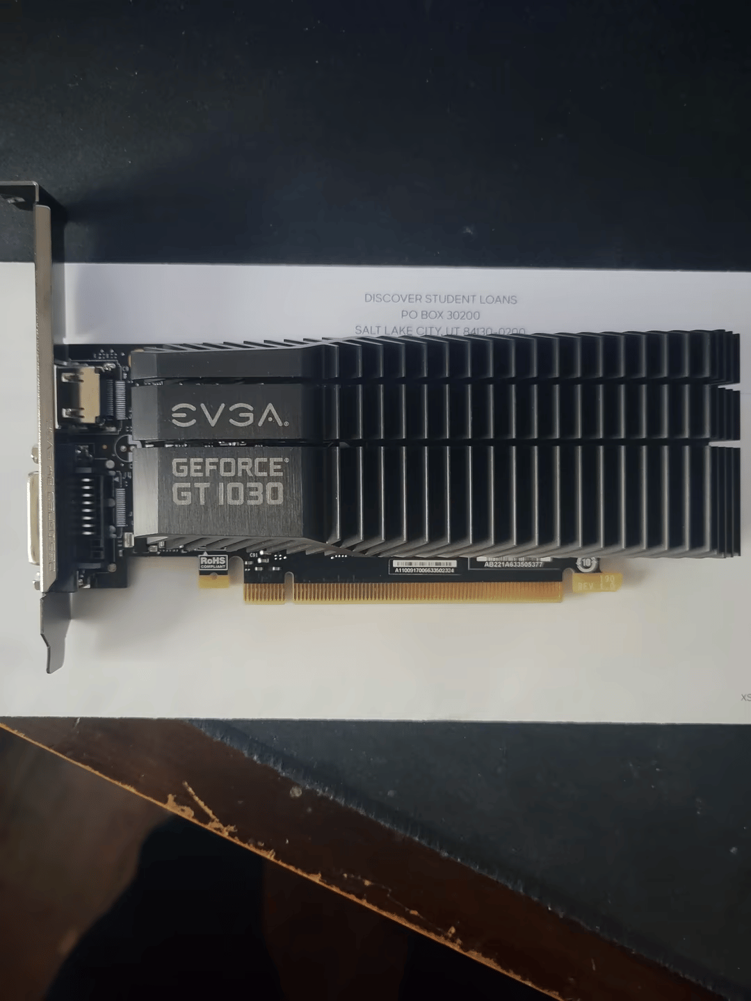 EVGA GT 1030 2GB GDDR5 Passively Cooled