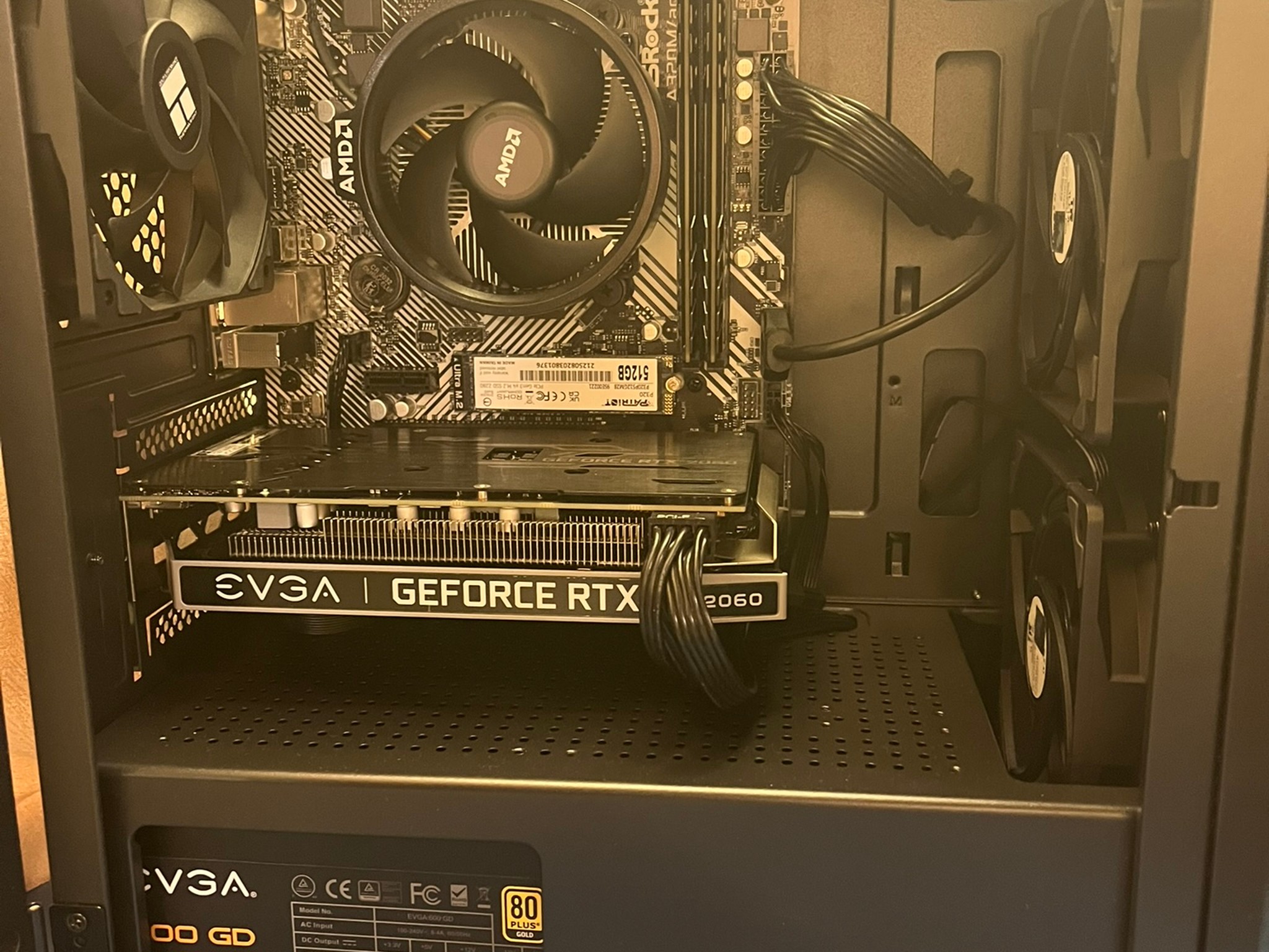 1080P Budget Gaming PC Ryzen 3 4100 EVGA RTX 2060 16GB Ram 512GB SSD