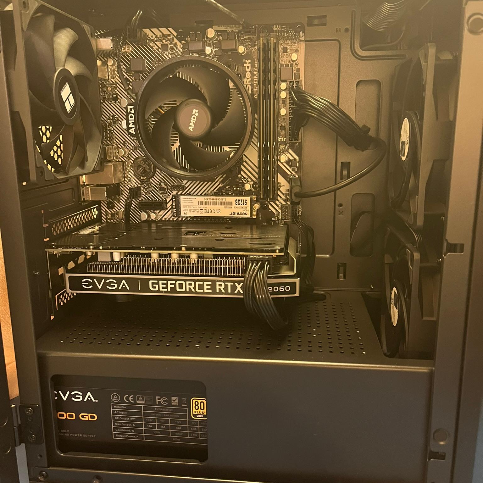 1080P Budget Gaming PC Ryzen 3 4100 EVGA RTX 2060 16GB Ram 512GB SSD