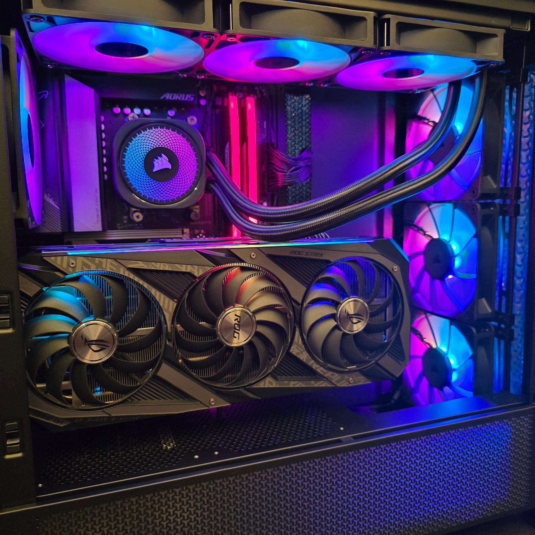 🚀 1440P CUSTOM AM5 PC | ROG STRIX RTX 3080 OC | RYZEN 5 7600X | 6000Mhz 32GB RAM | 1TB M.2 SSD 🚀