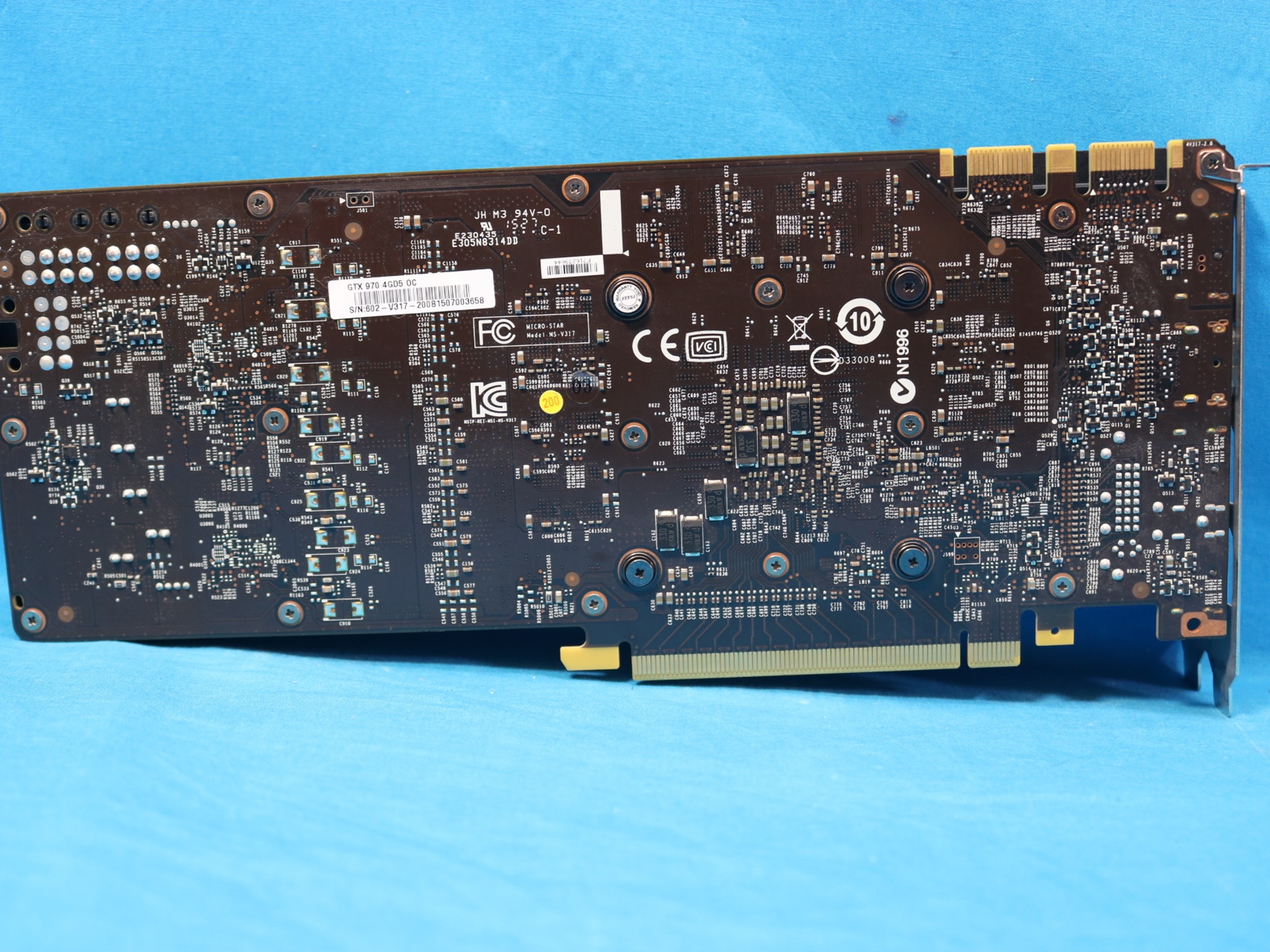 MSI NVIDIA GeForce GTX 970 Afterburner OC 4GB GDDR5 PCIe 3.0 x16 Blower-Style Desktop GPU MS-V317