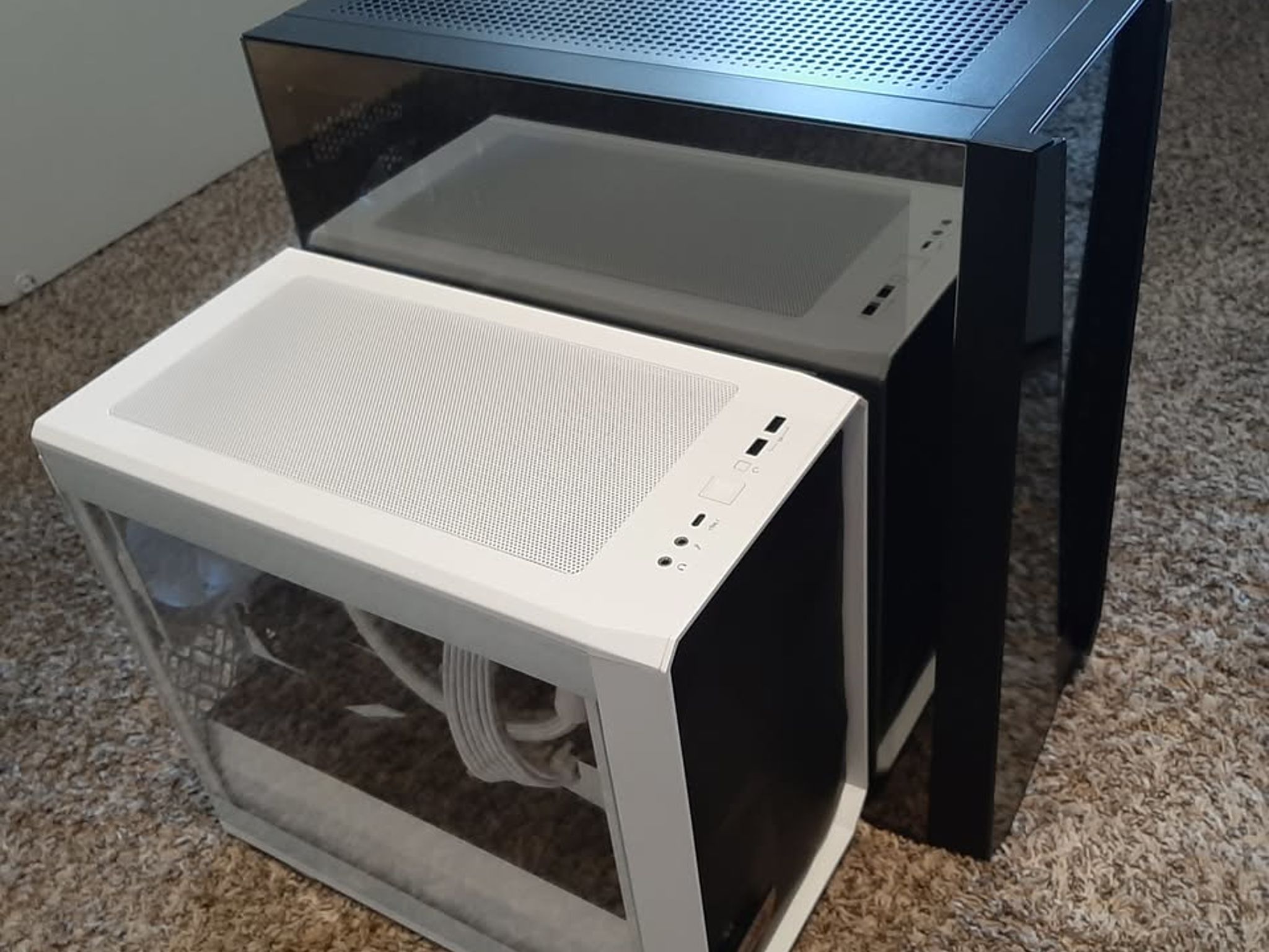 Beautiful New White Gaming Computer Build with New and Refurbished Parts