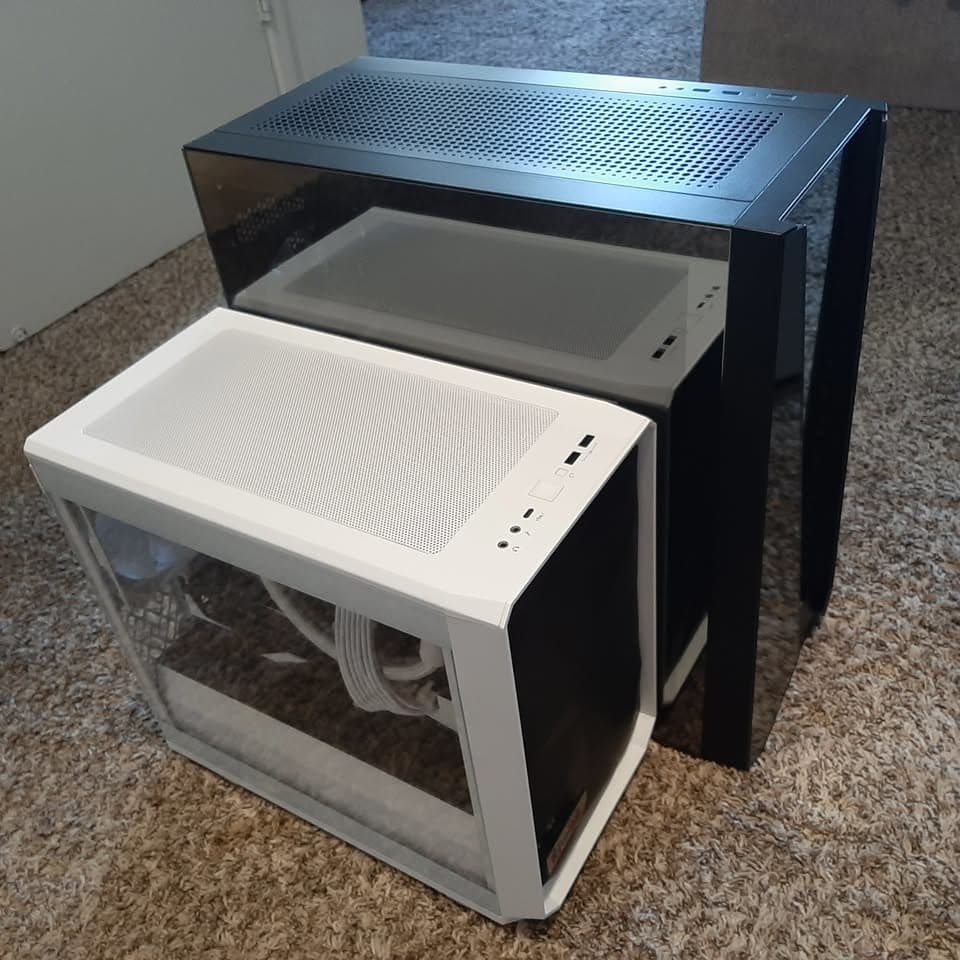 Beautiful New White Gaming Computer Build with New and Refurbished Parts