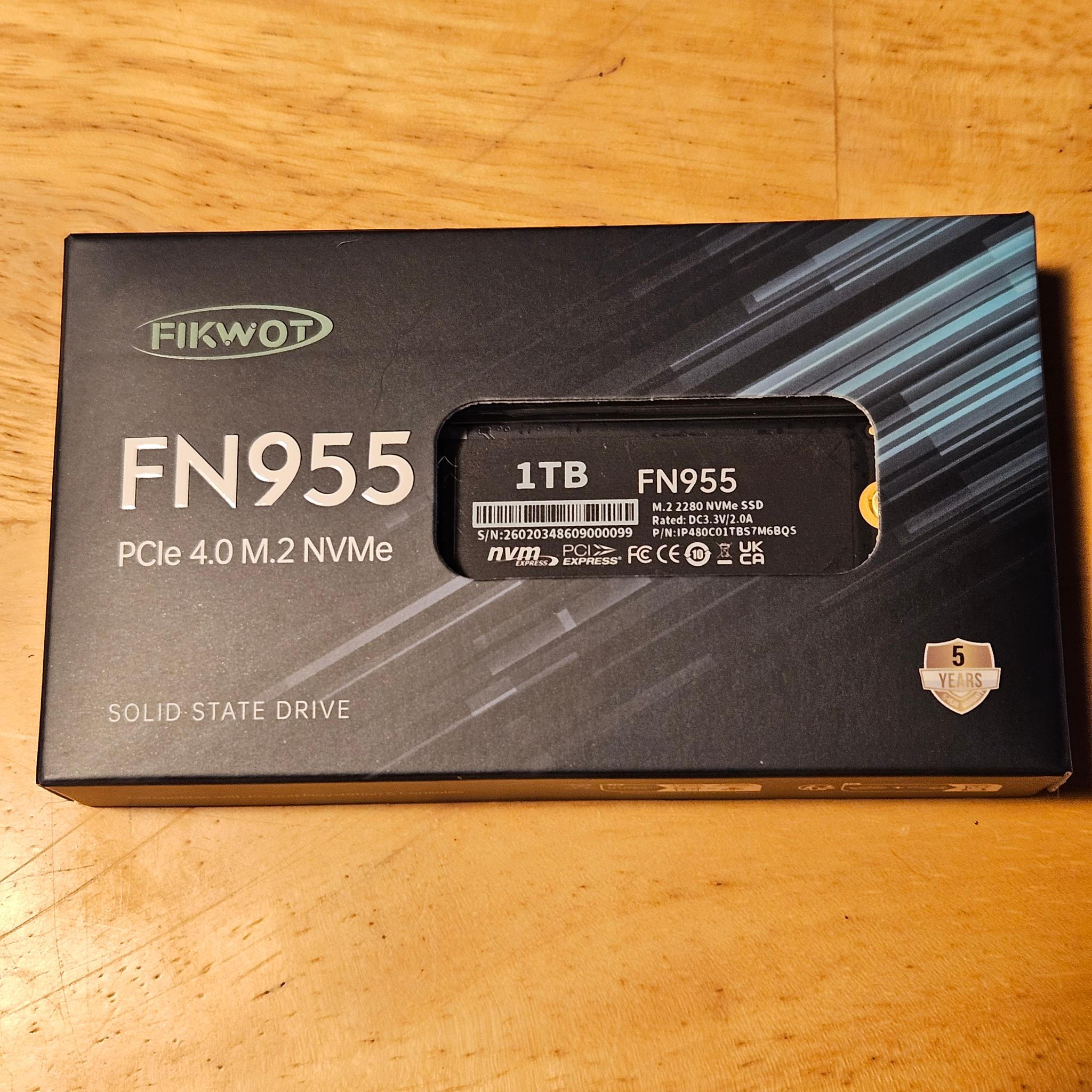 Fickwot FN 955 1TB NVME SSD