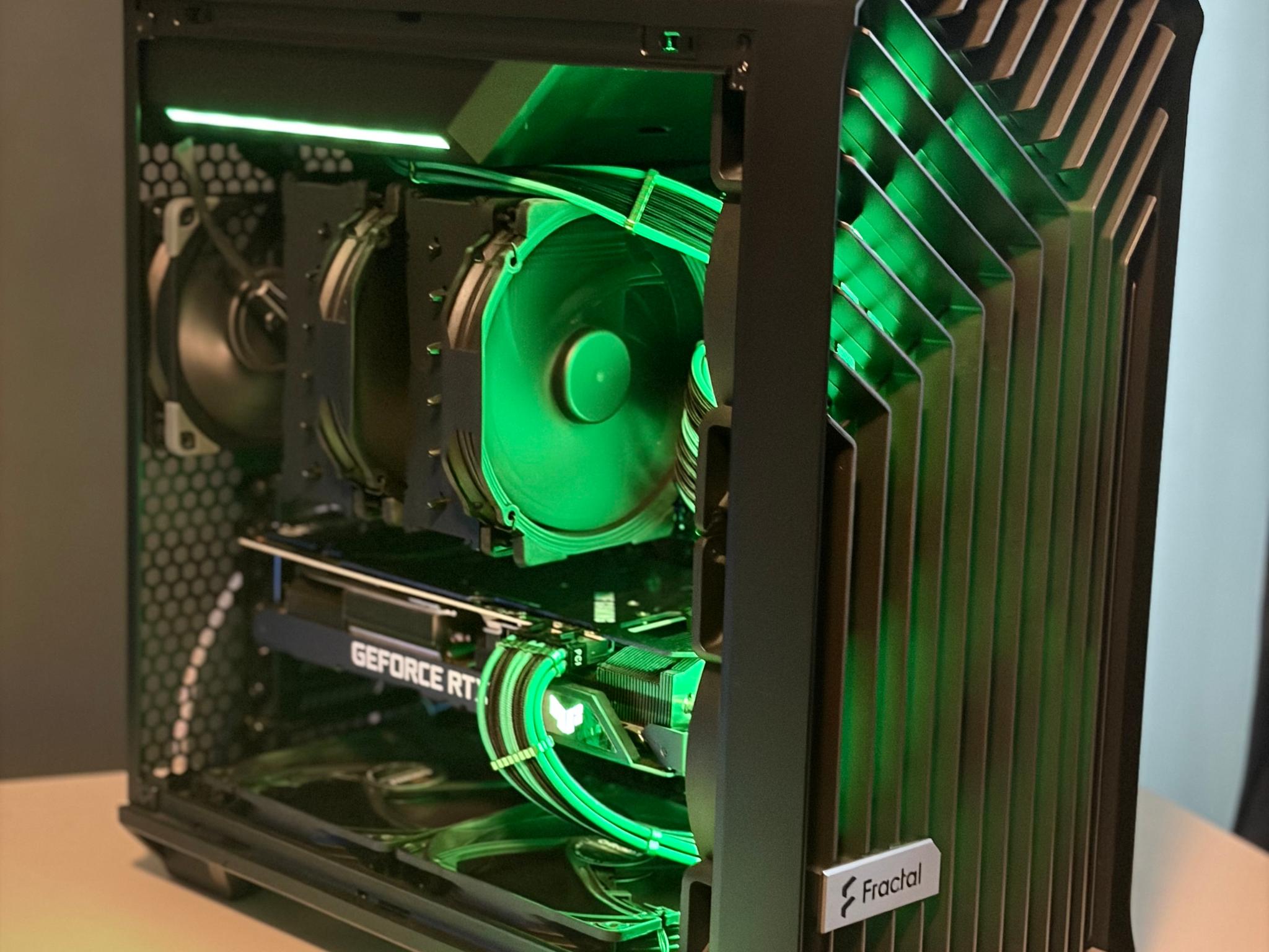 💚 High Performance PC | RTX 3070 Ti | i5-12600K | 32GB RAM | 1.25TB SSD |🤐 Quiet RGB Gaming PC 💚