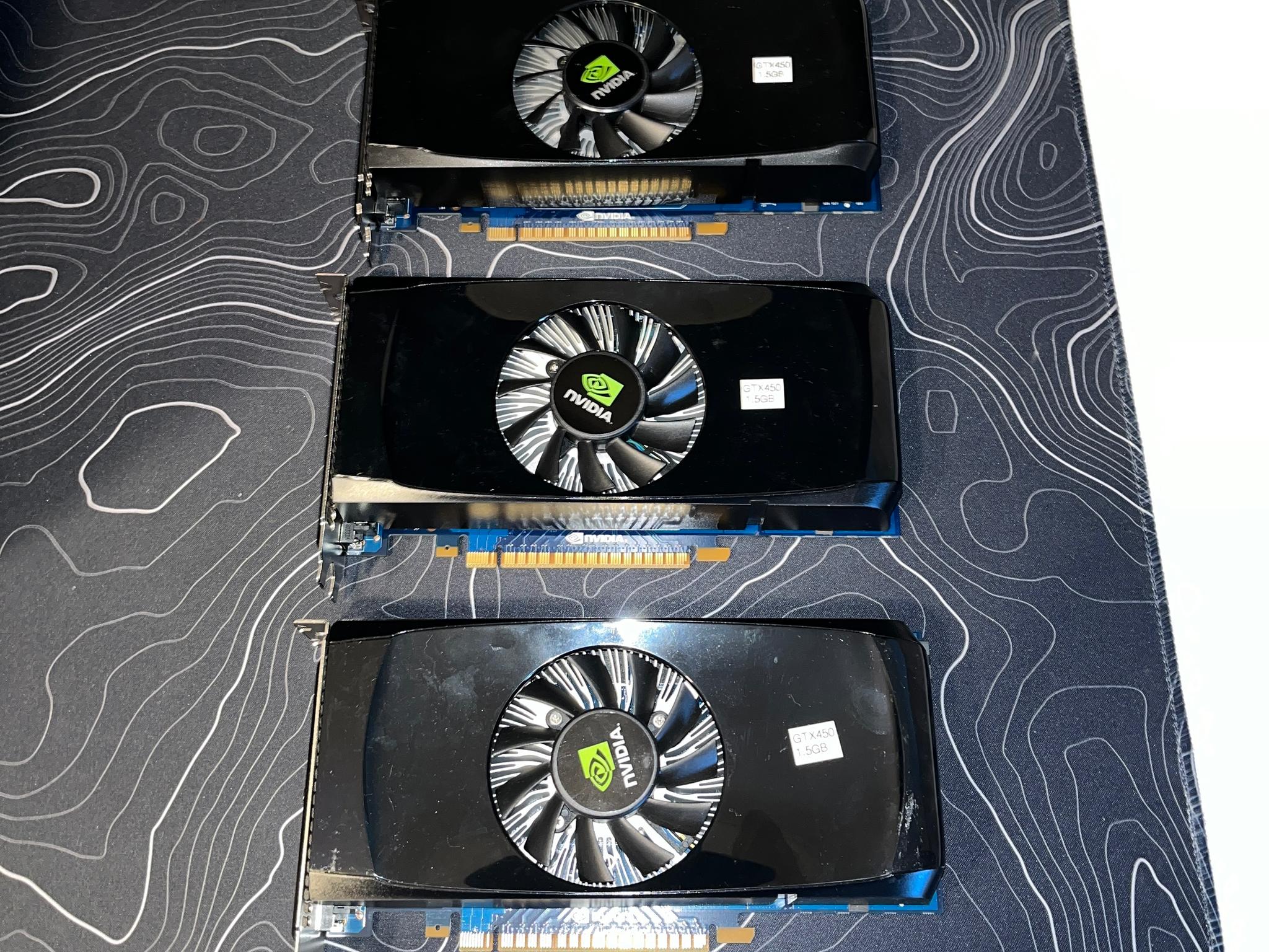 LOT OF 3 | Dell Nvidia GeForce GTS 450 1.5GB