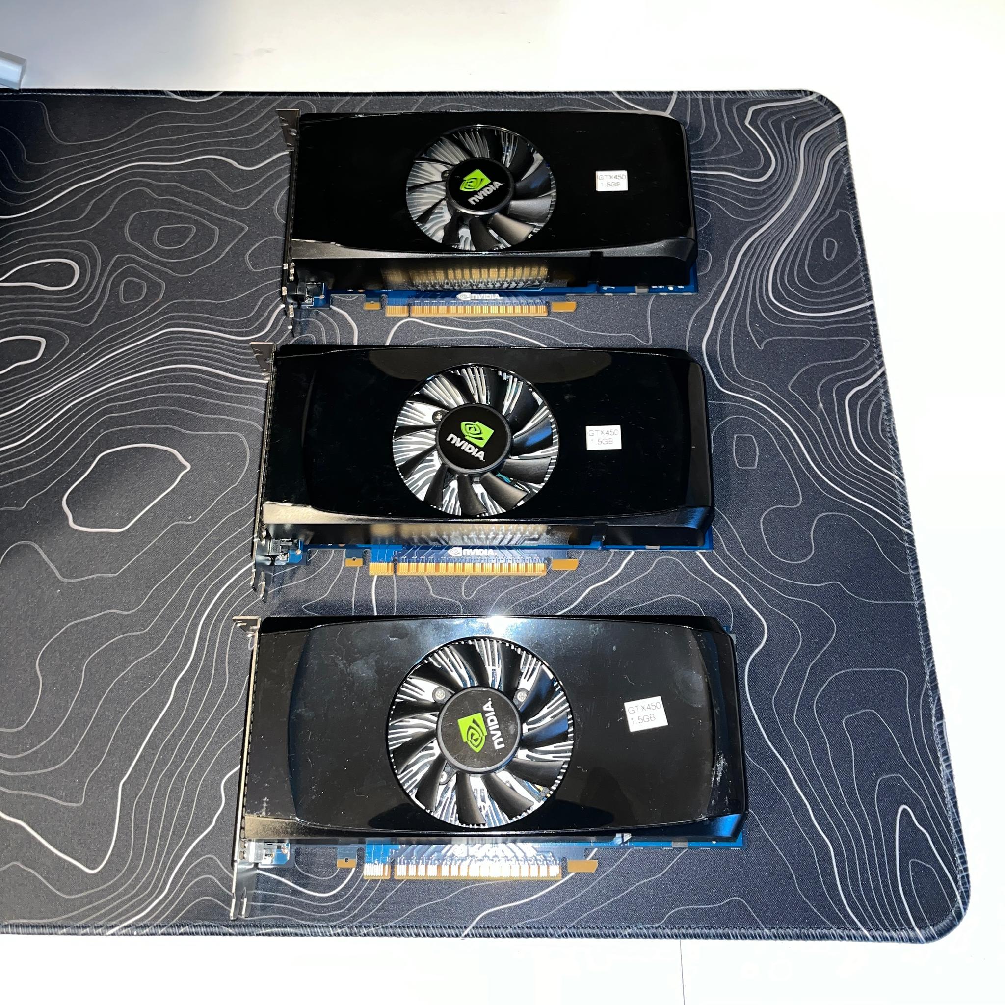 LOT OF 3 | Dell Nvidia GeForce GTS 450 1.5GB