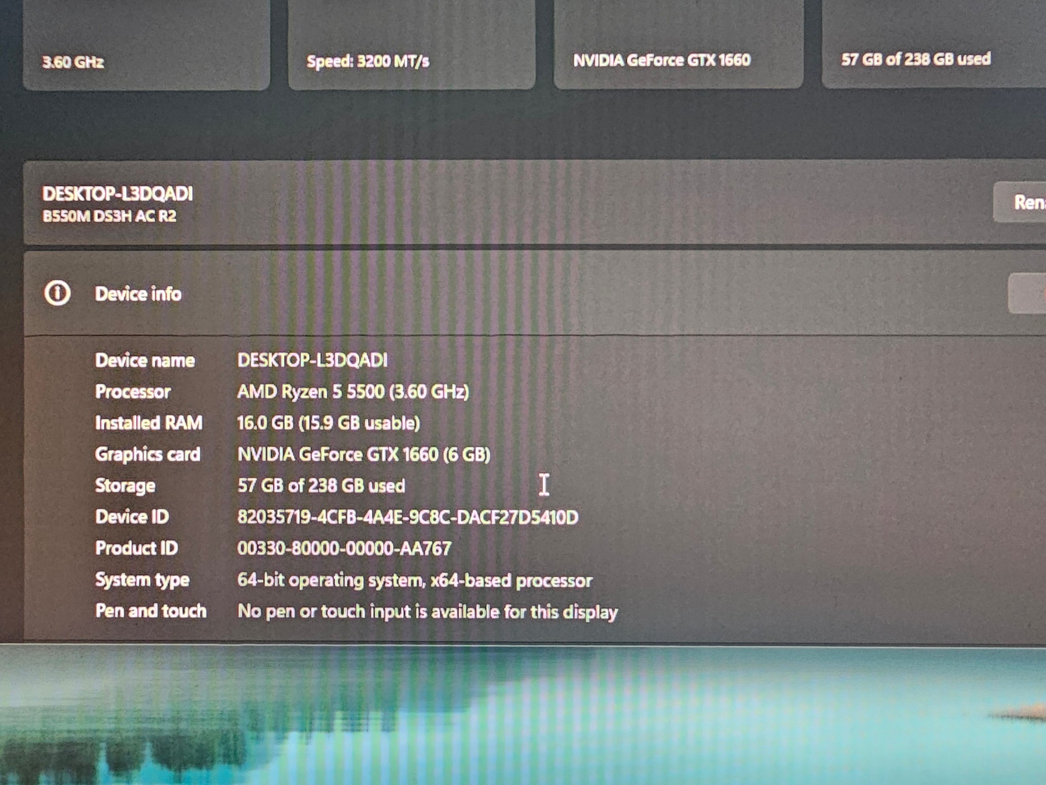 Custom Gaming PC | RYZEN 5 5500 | 16gb ram | 256 gb | 1660| Windows 11 pro |