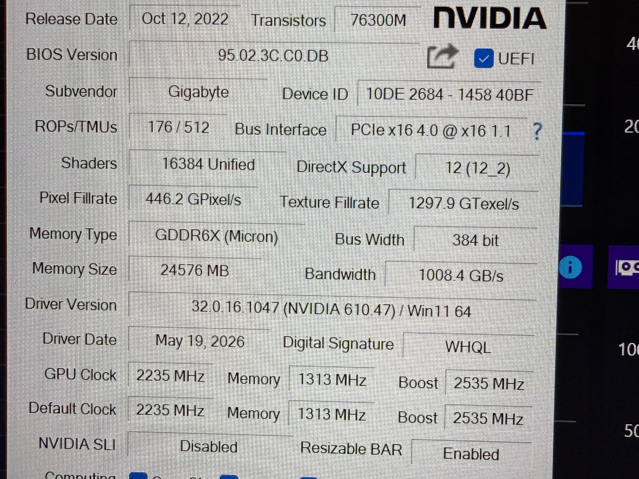 GIGABYTE WINDFORCE GeForce RTX 4090