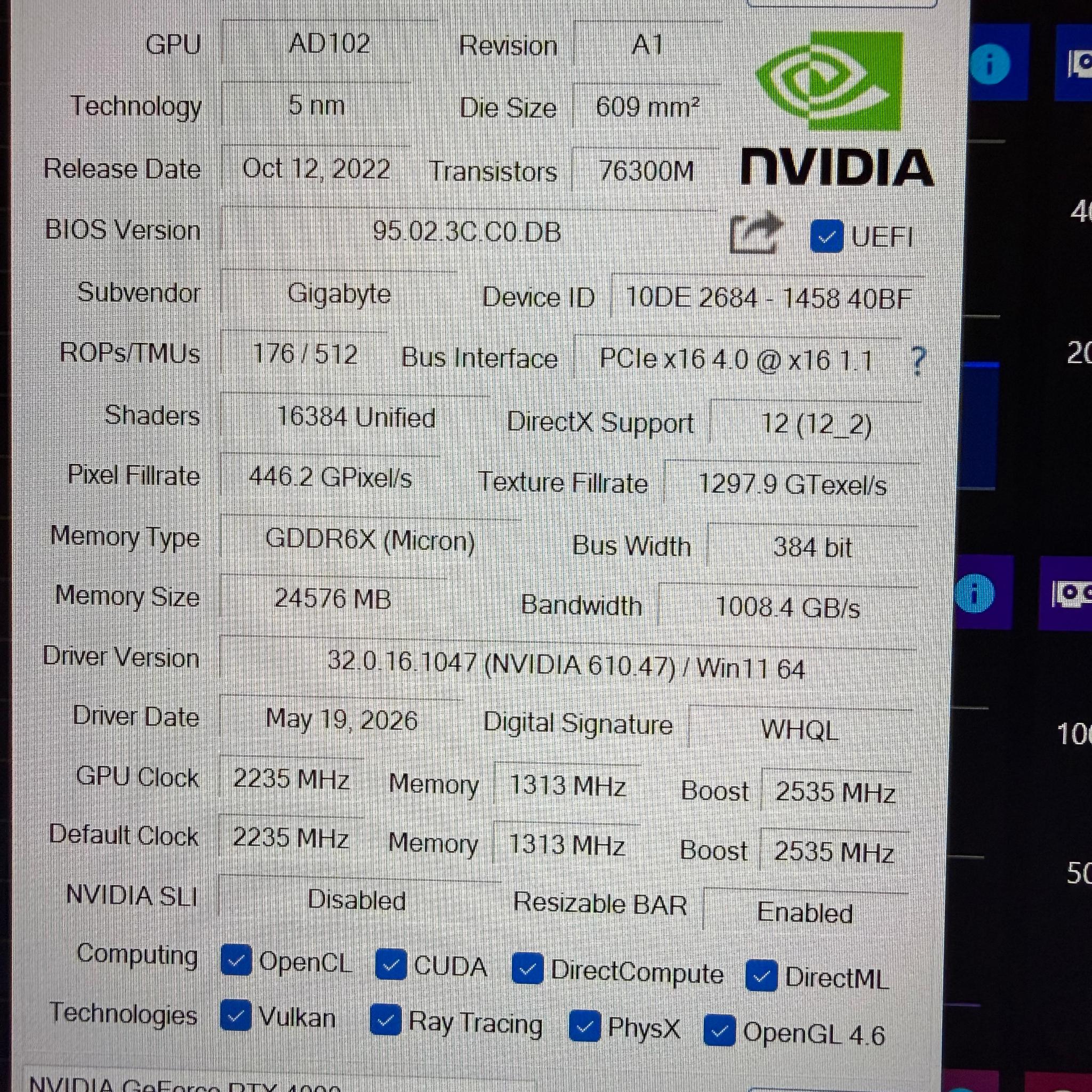 GIGABYTE WINDFORCE GeForce RTX 4090