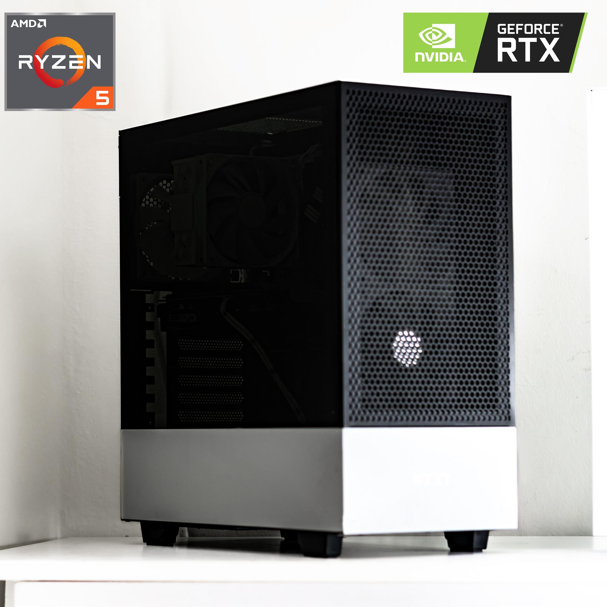 🎮 Balanced Budget RGB Gaming PC| Ryzen 5| Nvidia GTX 1660 | Stylish White Build | Entry Level 💻