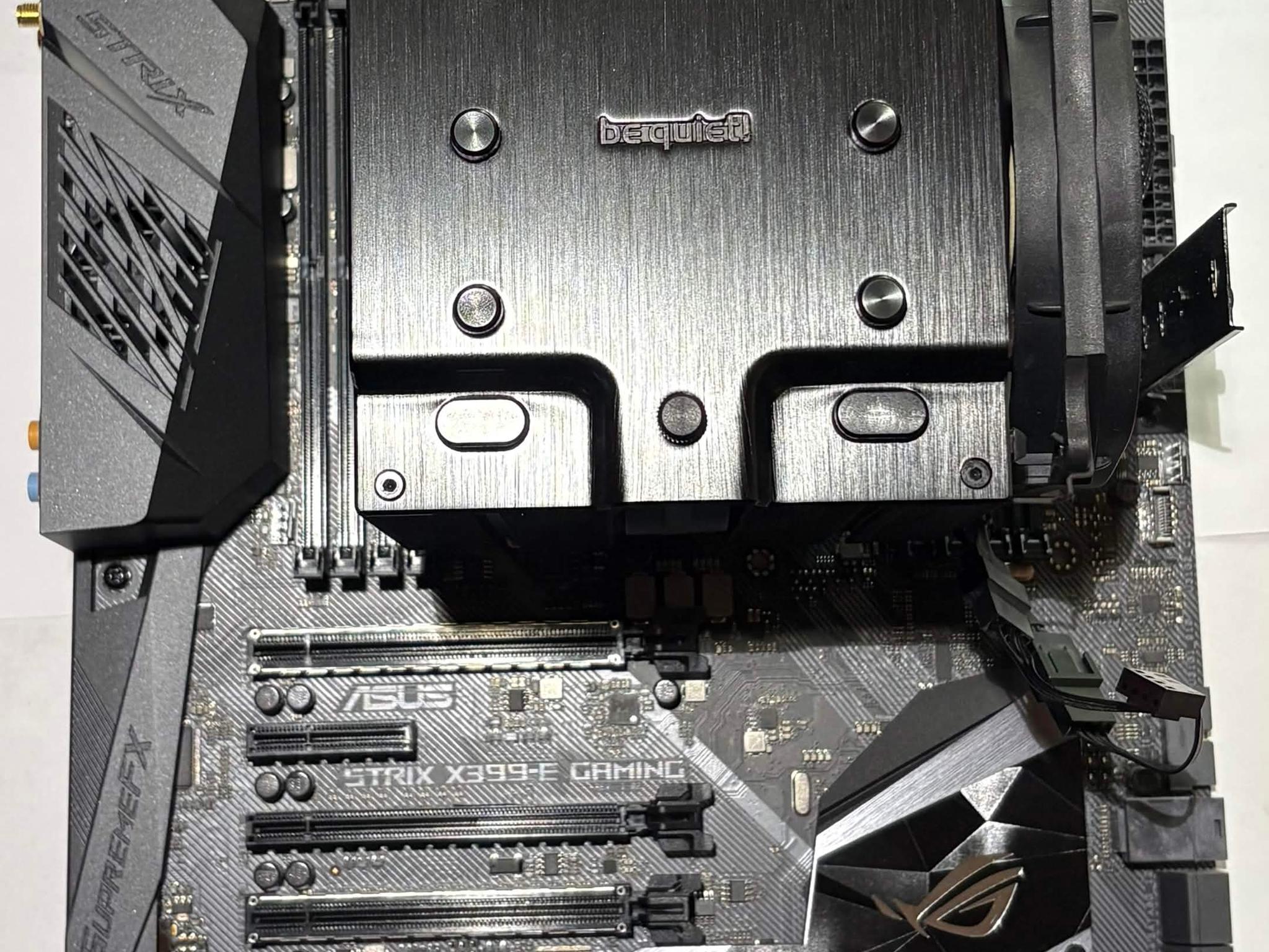 ASUS ROG Strix X399-E Gaming Motherboard + AMD Ryzen Threadripper 2950X + be quiet! Cooler
