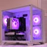 Gaming PC | Ryzen 5 3600 | RX 6600 8GB | 16GB DDR4 | 1TB nVME SSD | 1080p White Gaming PC RGB
