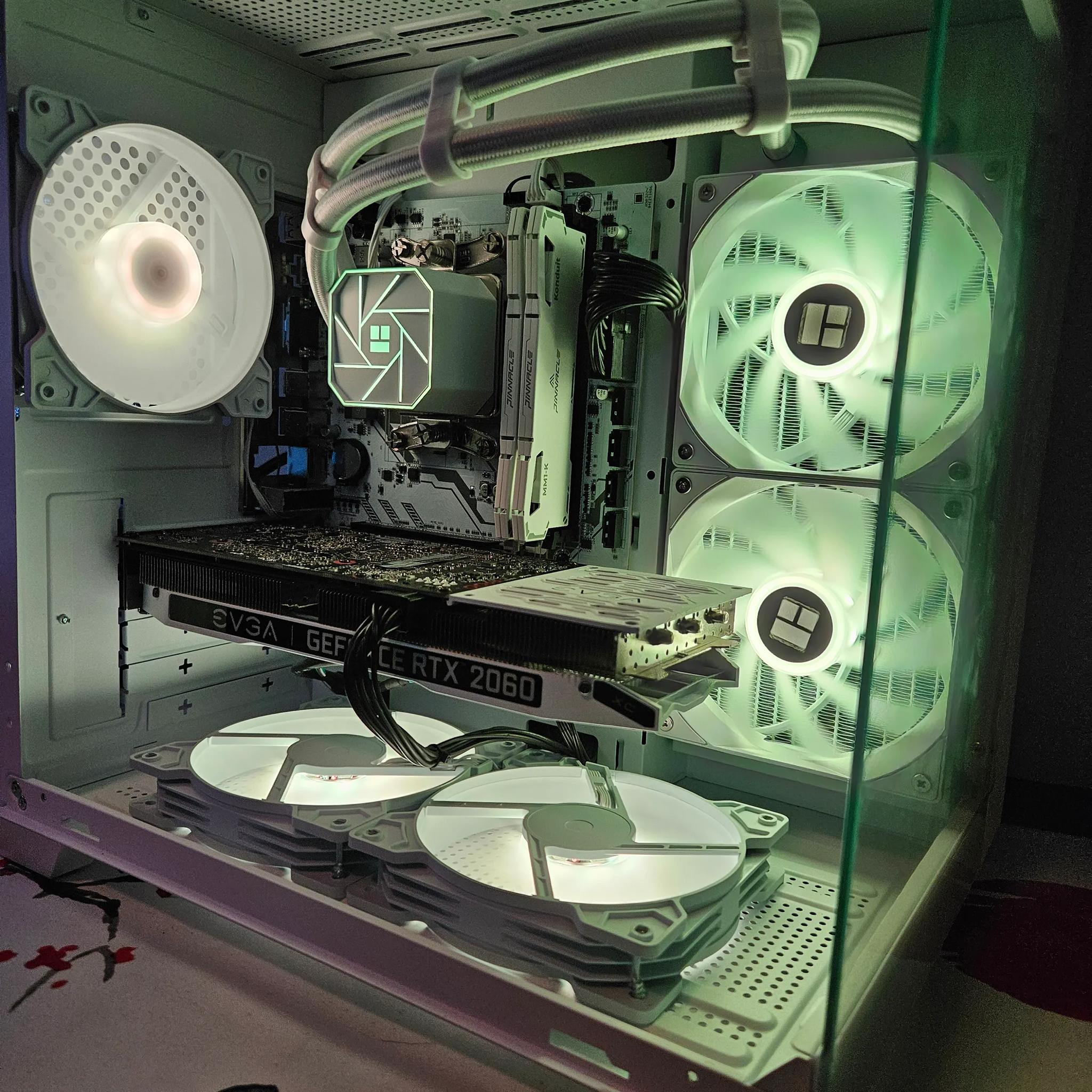Arctic Rig Liquid cooled Ryzen 5 / 16GB DDR4/ 1TB SSD / RTX 2060