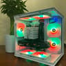 Intel 10 Core White Gaming PC RX 580 1tb Storage 32GB RAM WIFi WINDOWS 11 Pro