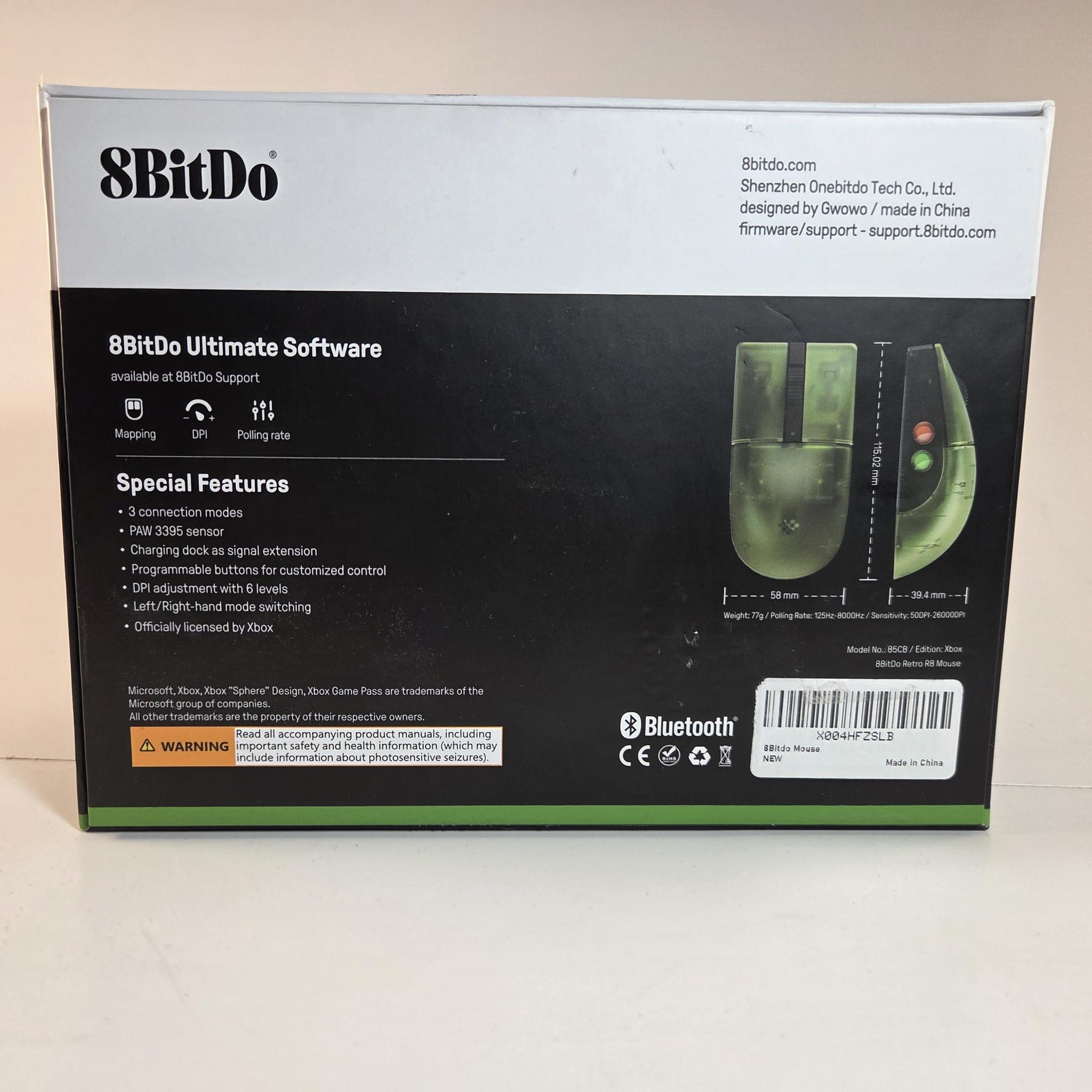 8bitdo Retro R8 Retro Mouse Xbox Theme