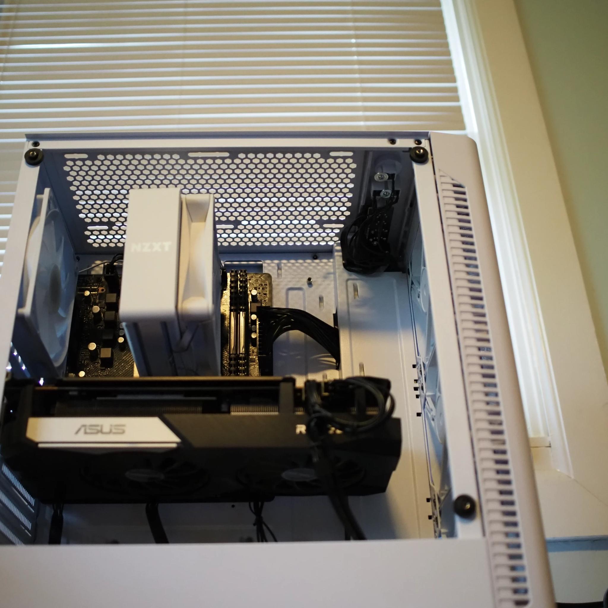 🤍 White RX 6700 XT Gaming PC | NZXT RGB Cooler | High FPS Fortnite/Warzone | WiFi