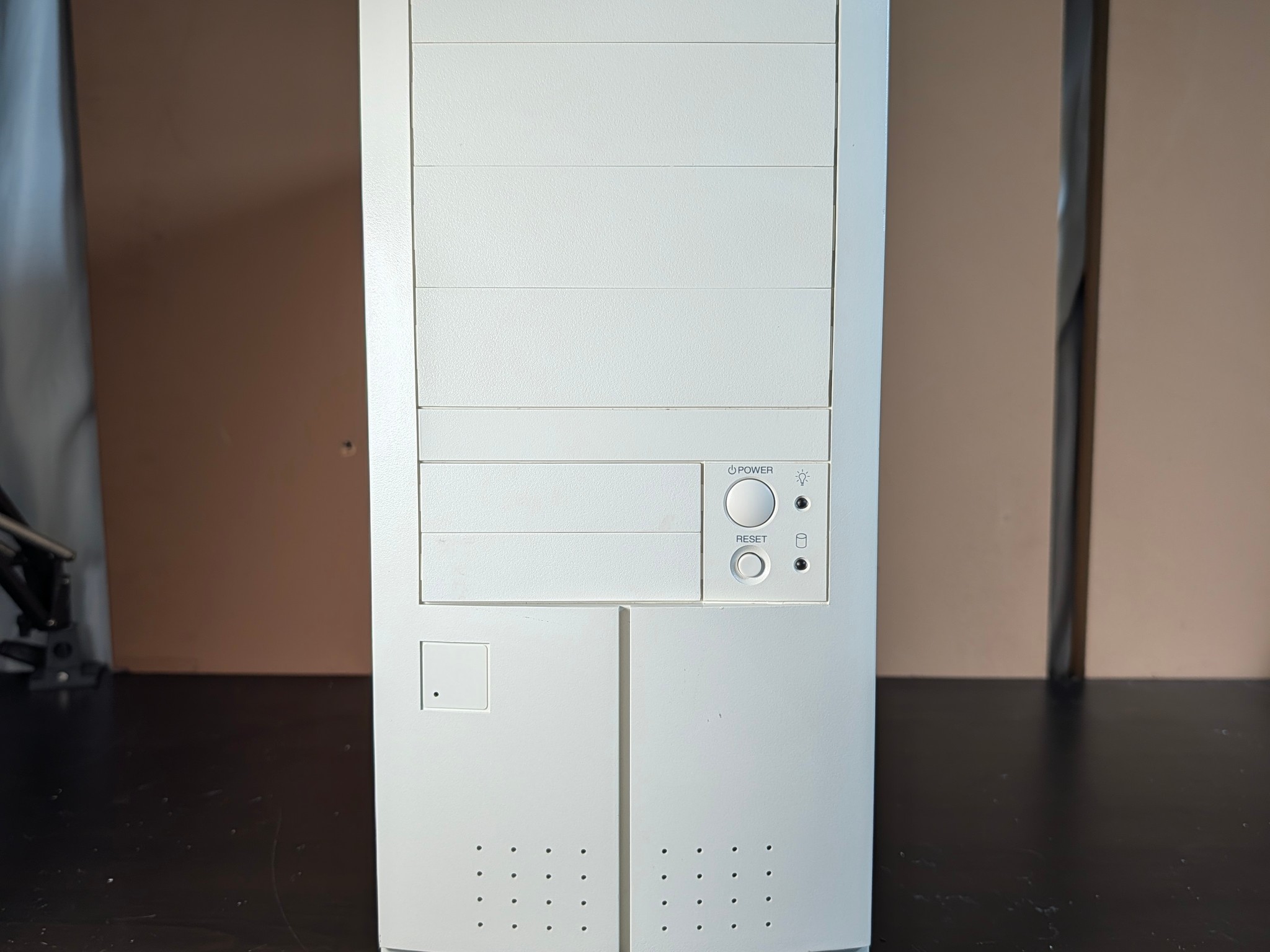 Enlight EN-7237 Vintage ATX Tower PC Case Retro Beige Sleeper